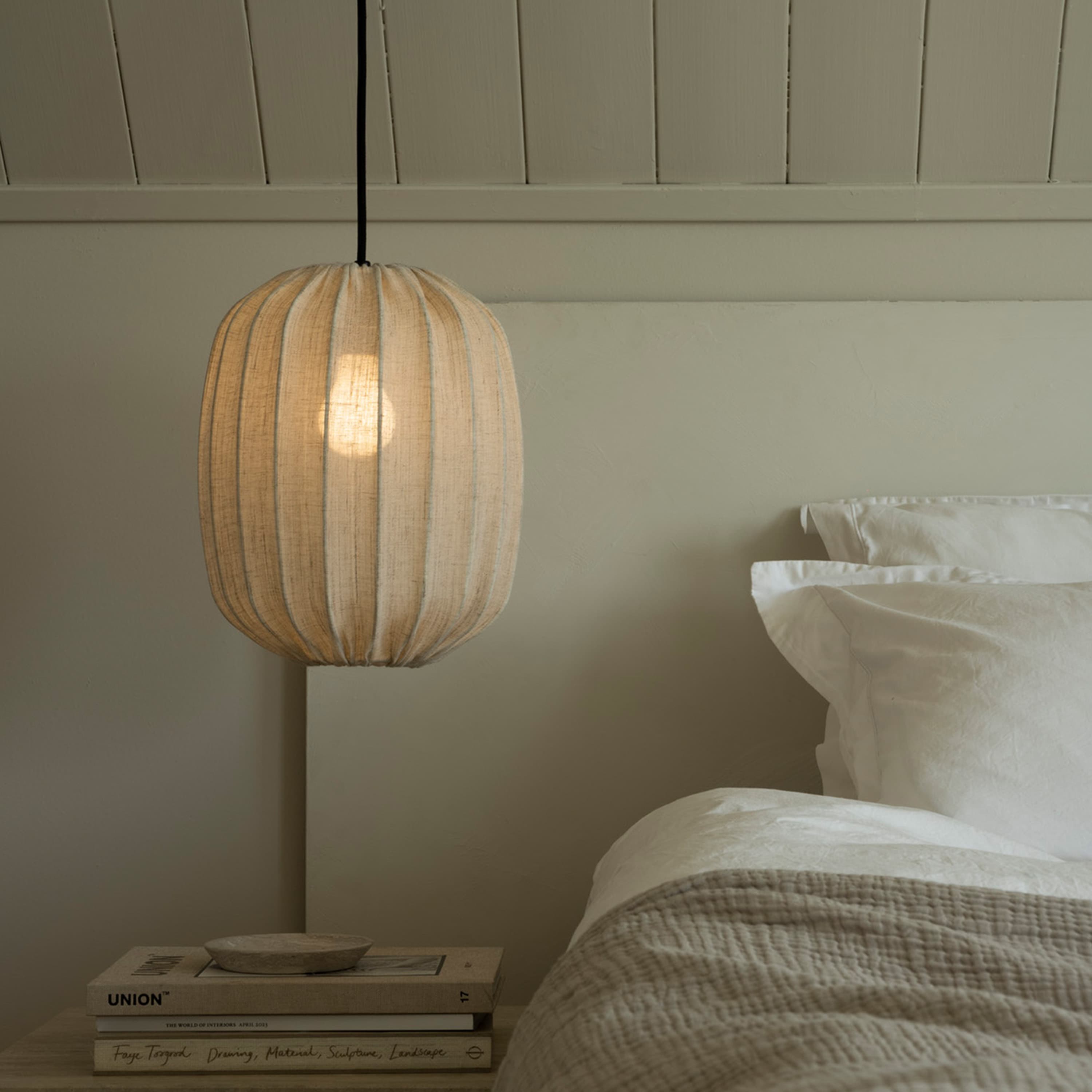 Prisma Lampunvarjostin Linen Natural Ø25