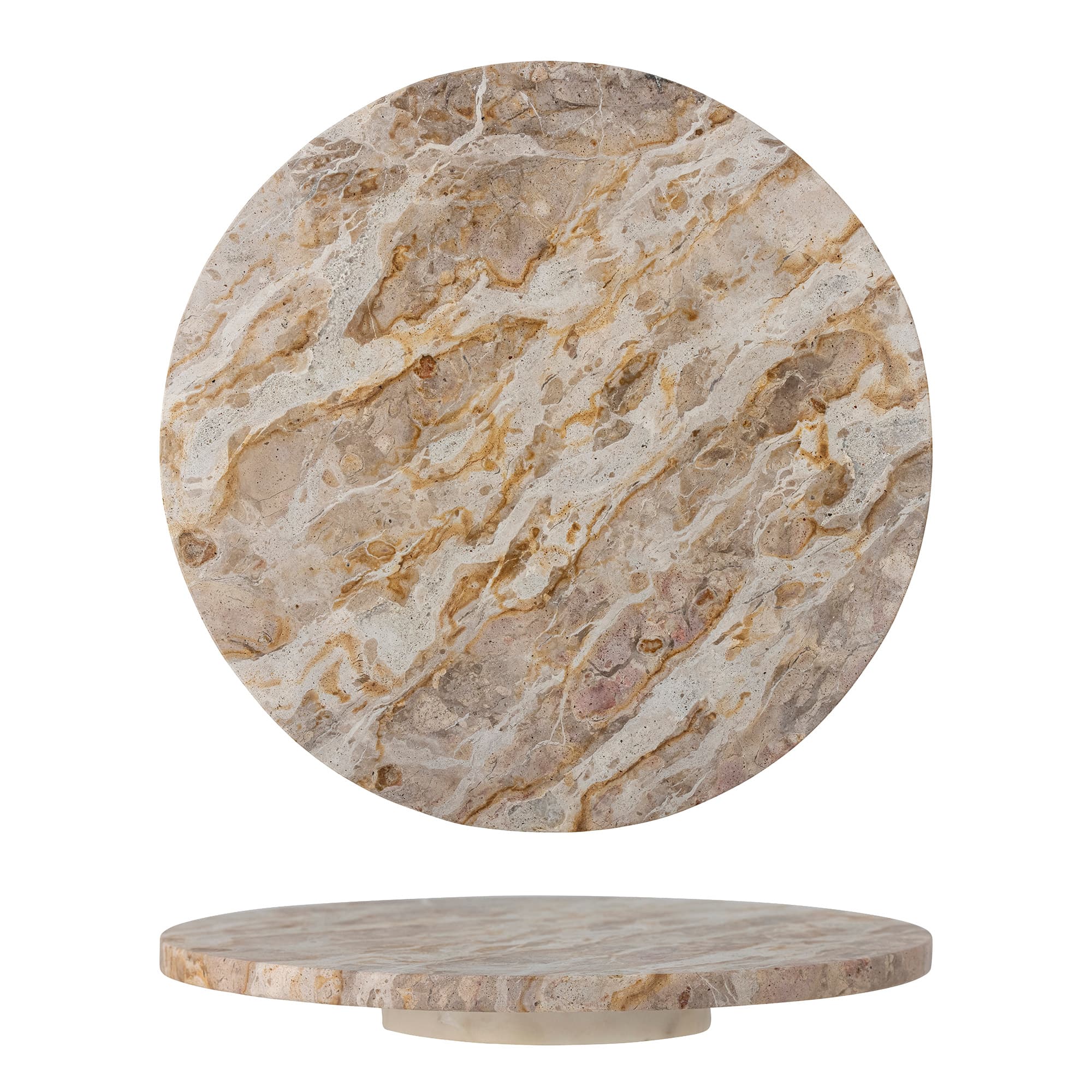 Nuni Kääntyvä tarjotin Brown Marble Ø36