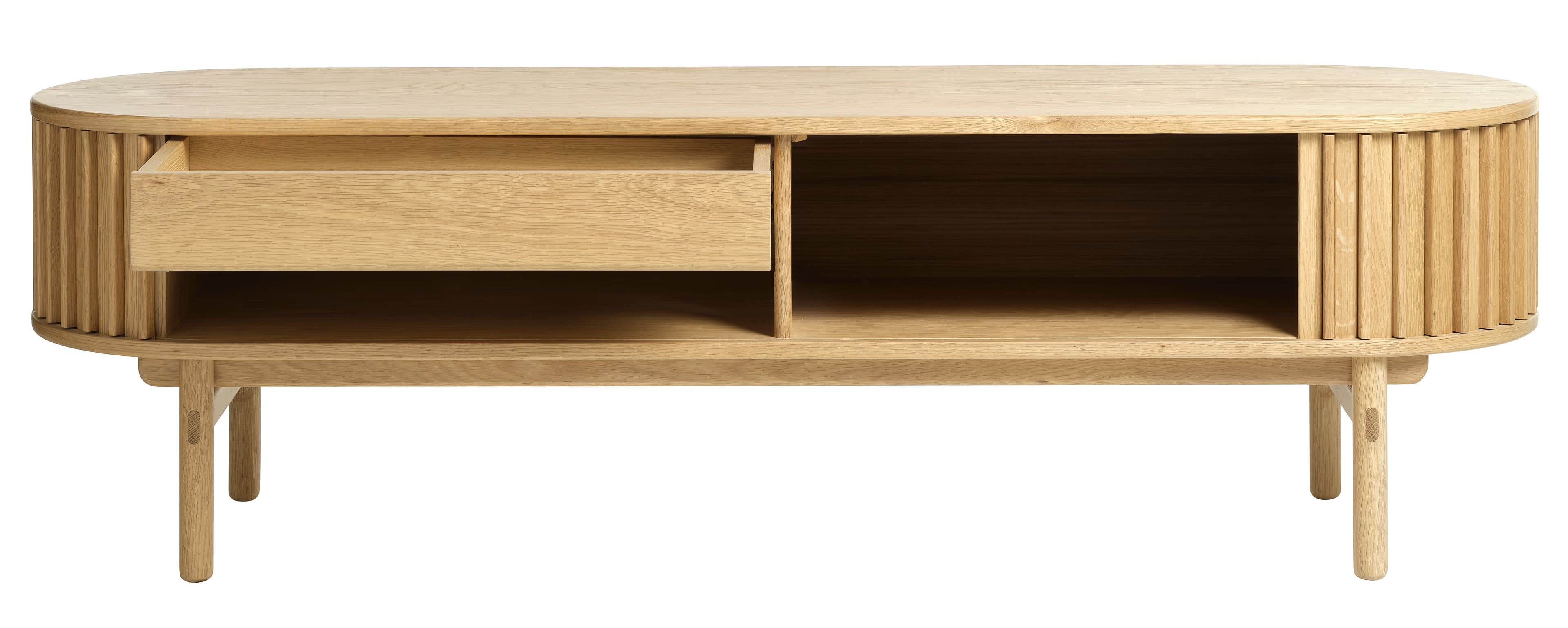 Alice TV-taso Natural Oak 160cm
