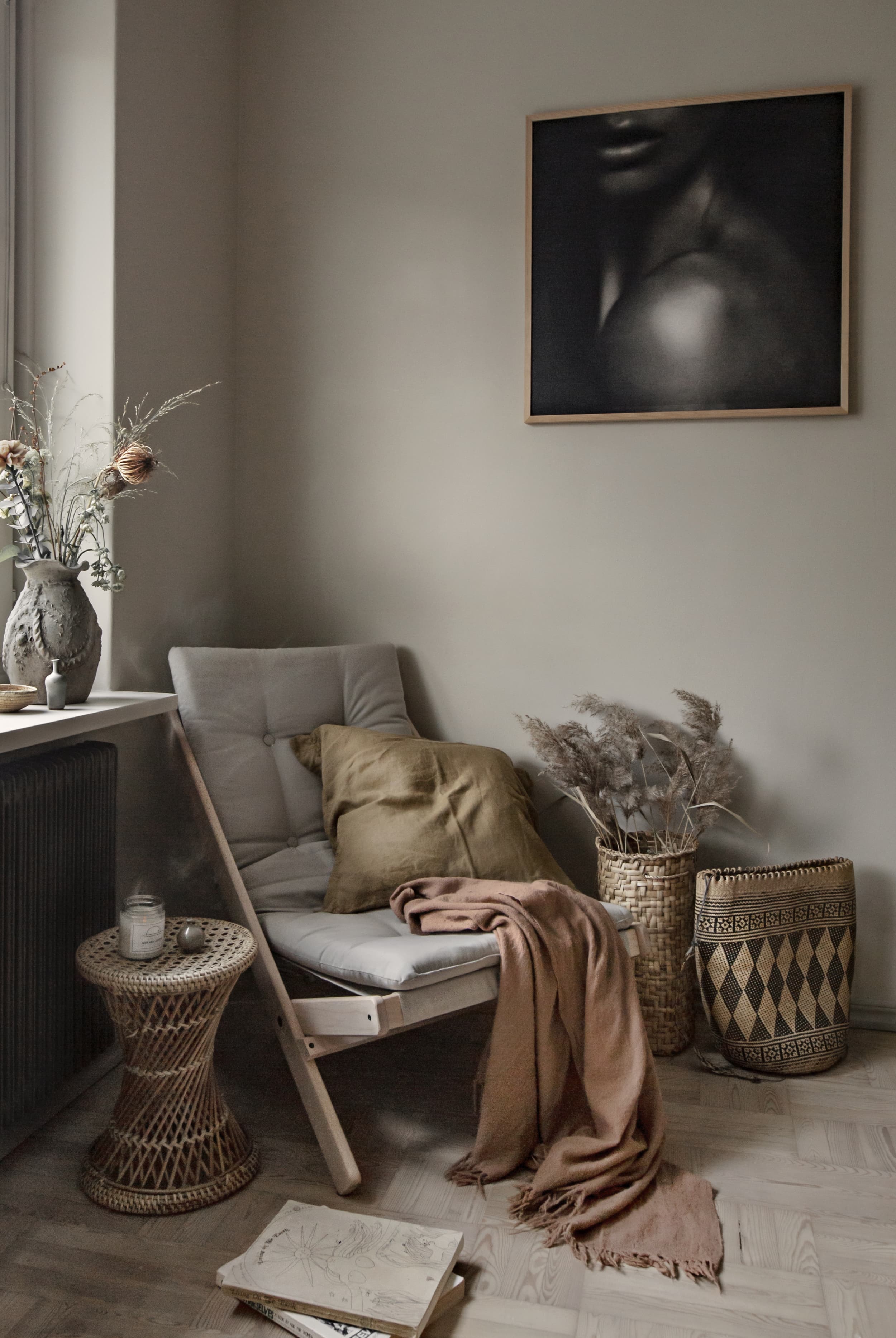 Boogie Loungetuoli Luonnollinen/Pellava