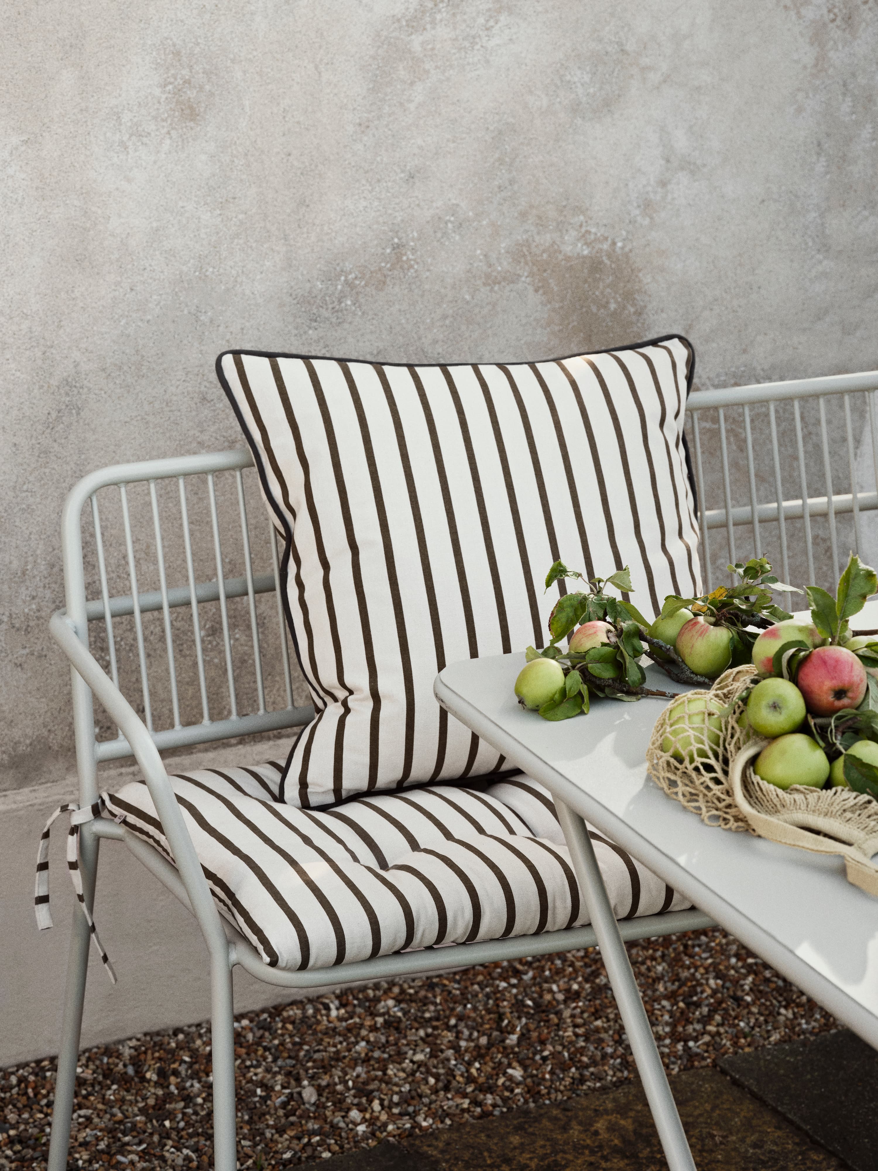 Franca Koristetyynyliina Beige Harmaa 50x50