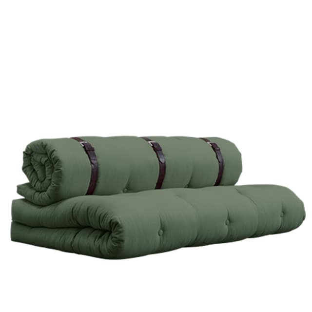 Buckle-up daybed olive green 200 cm