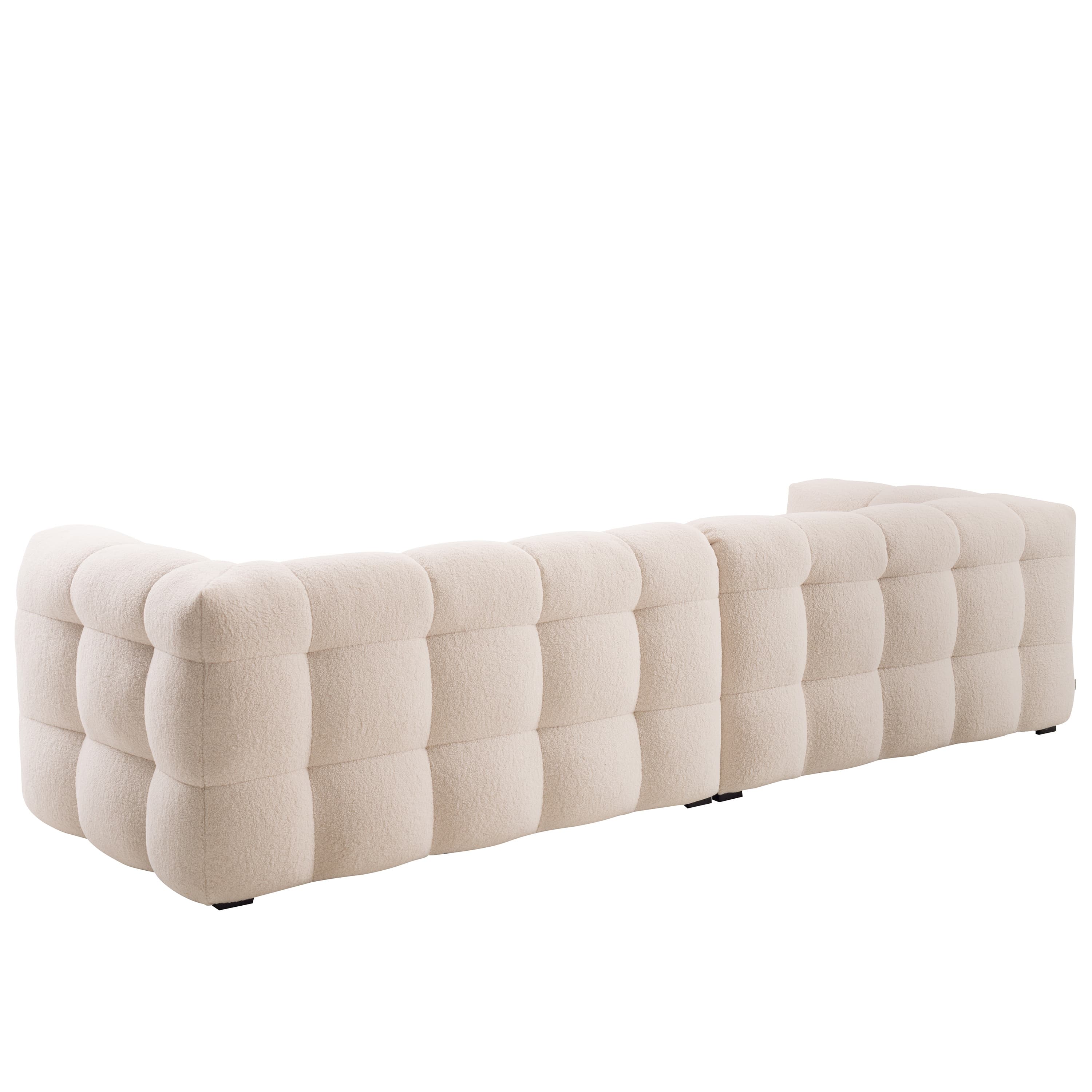 Billie 4-istuttava Sohva Creme Teddy