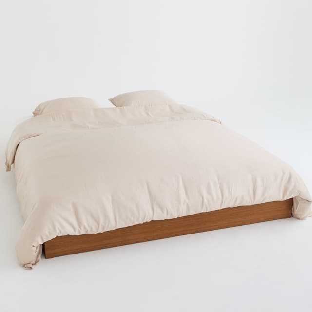 Bamboo pussilakanasetti Sand 220x220/50x60