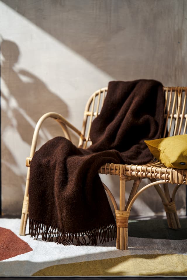 Gotland Villapeitto Walnut