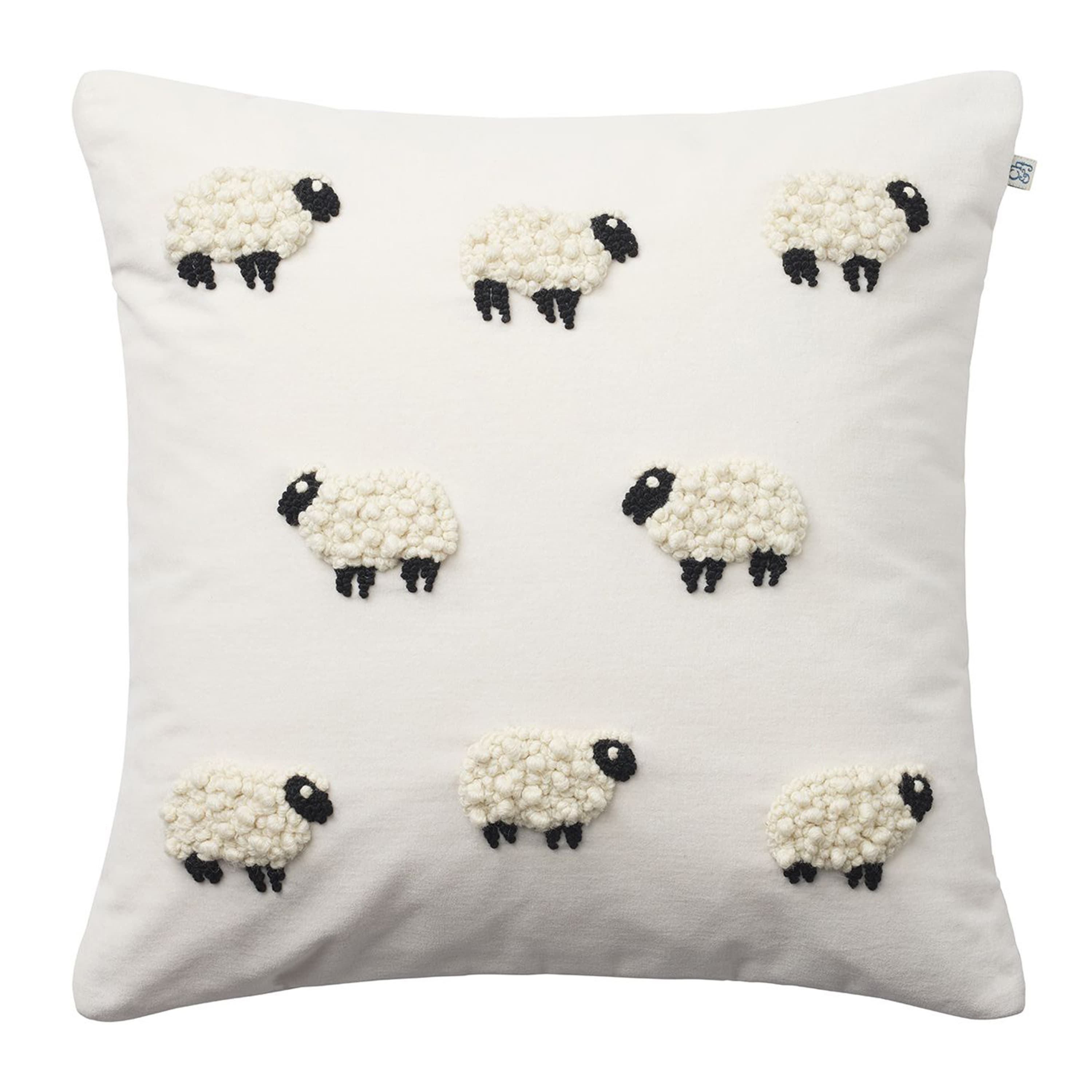 Sheep Tyynynpäällinen Sametti Ivory 50 x 50