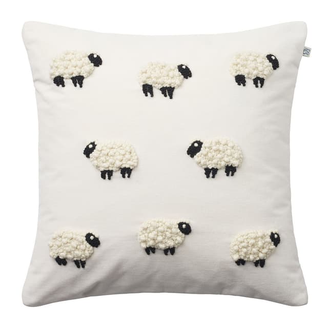 Sheep Tyynynpäällinen Sametti Ivory 50 x 50