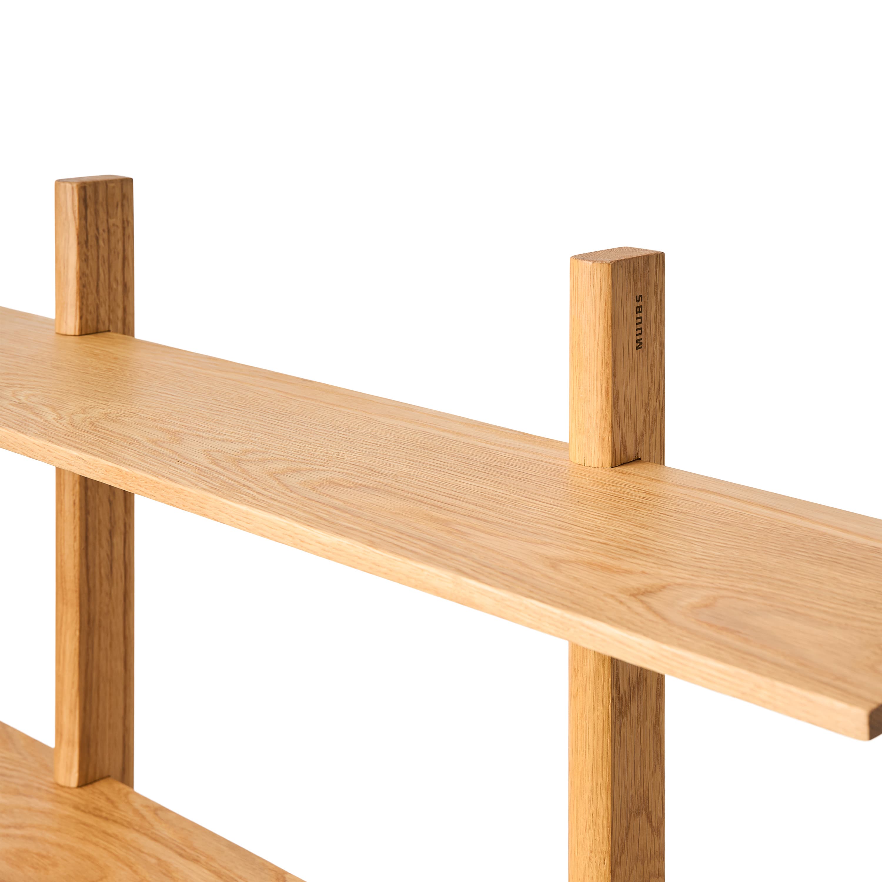 Noir Seinä­hylly Natural Oil Oak XLarge