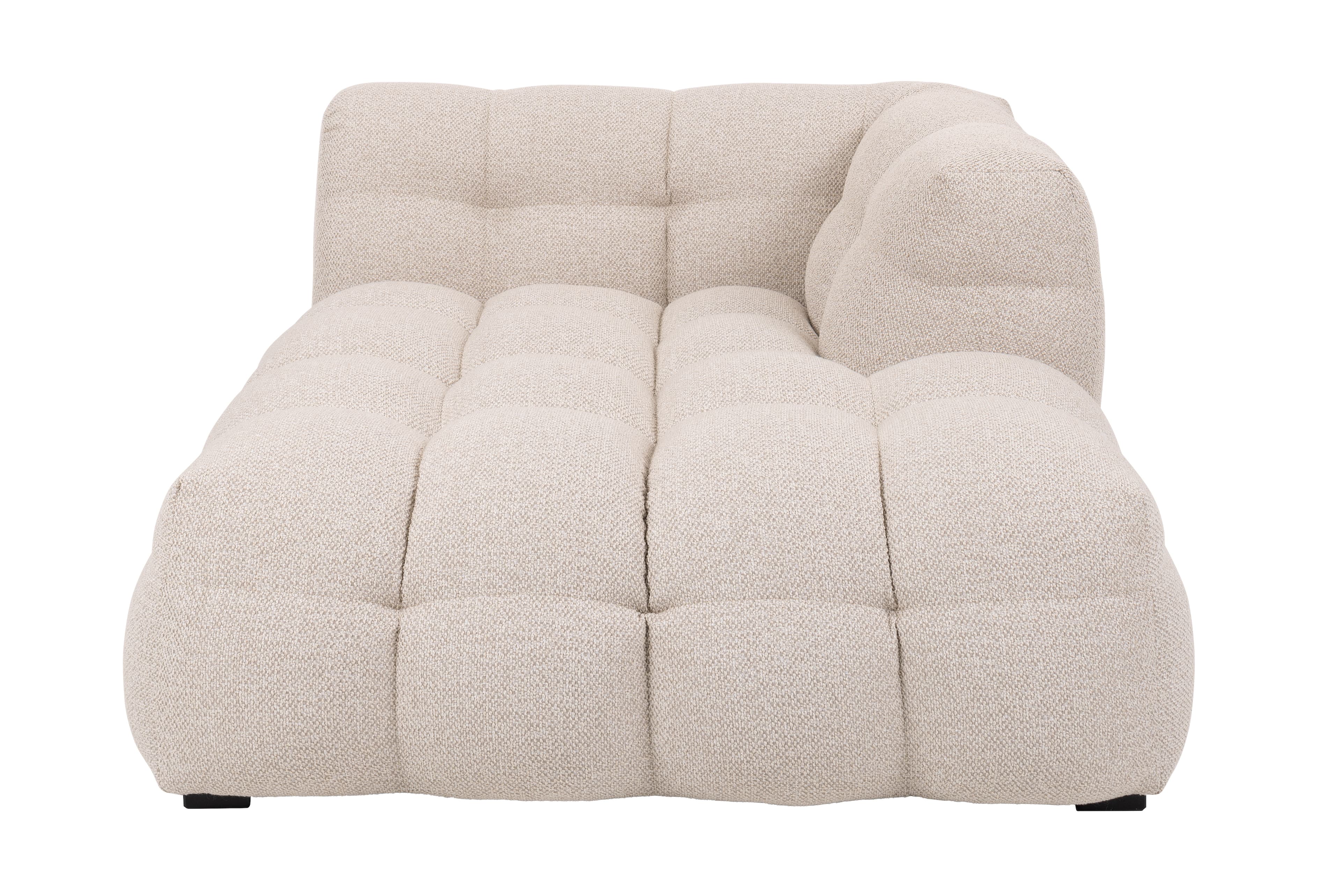 Billie Siatlongimoduuli Oikea Käsinoja Beige Bouclé 118cm