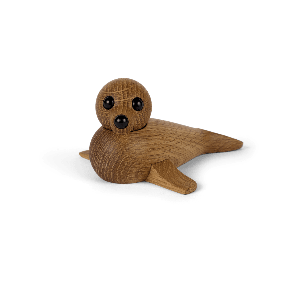 Baby Seal Koristelu Tammi 13cm