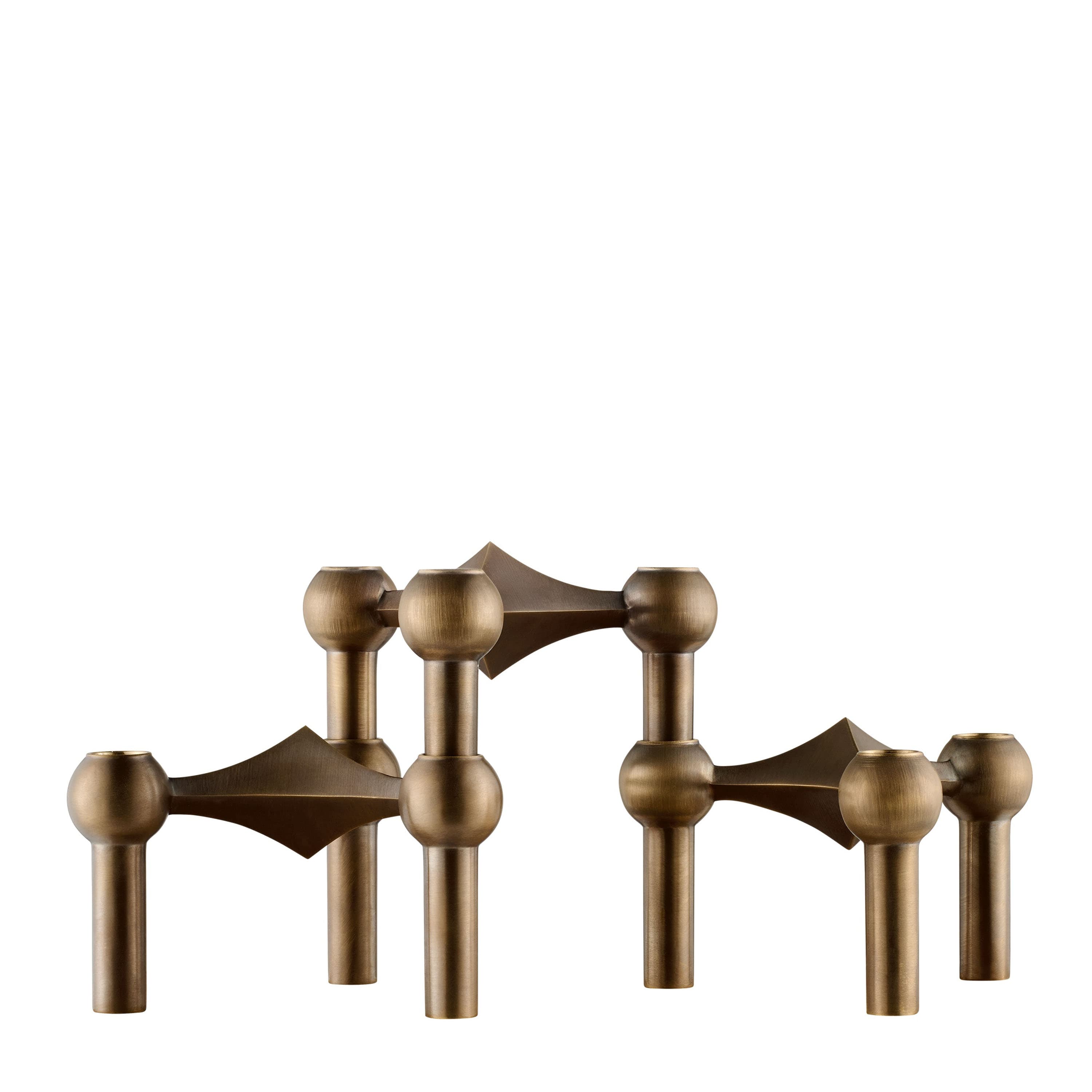 STOFF Nagel Kynttilänjalka Bronzed Brass 3-pakkaus