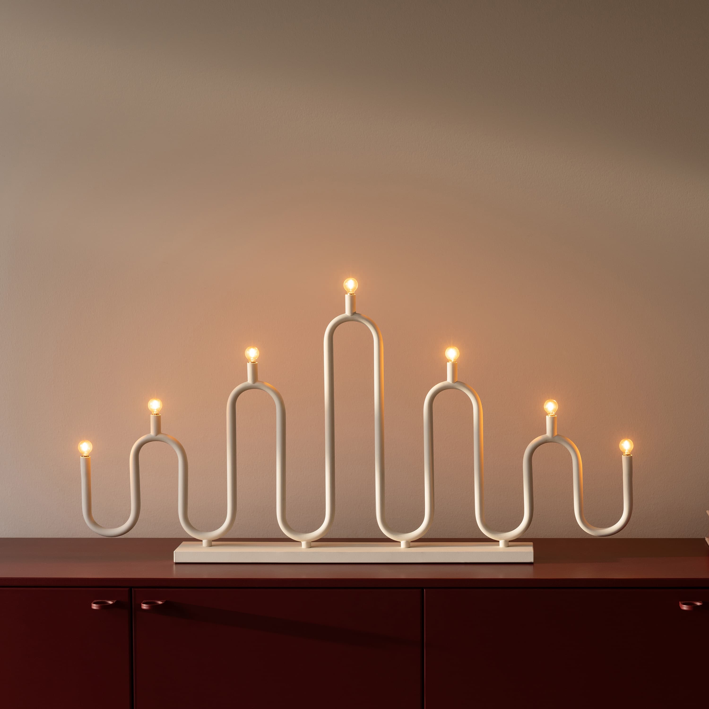 Noel Adventtikynttelikkö 7 Norsunluu