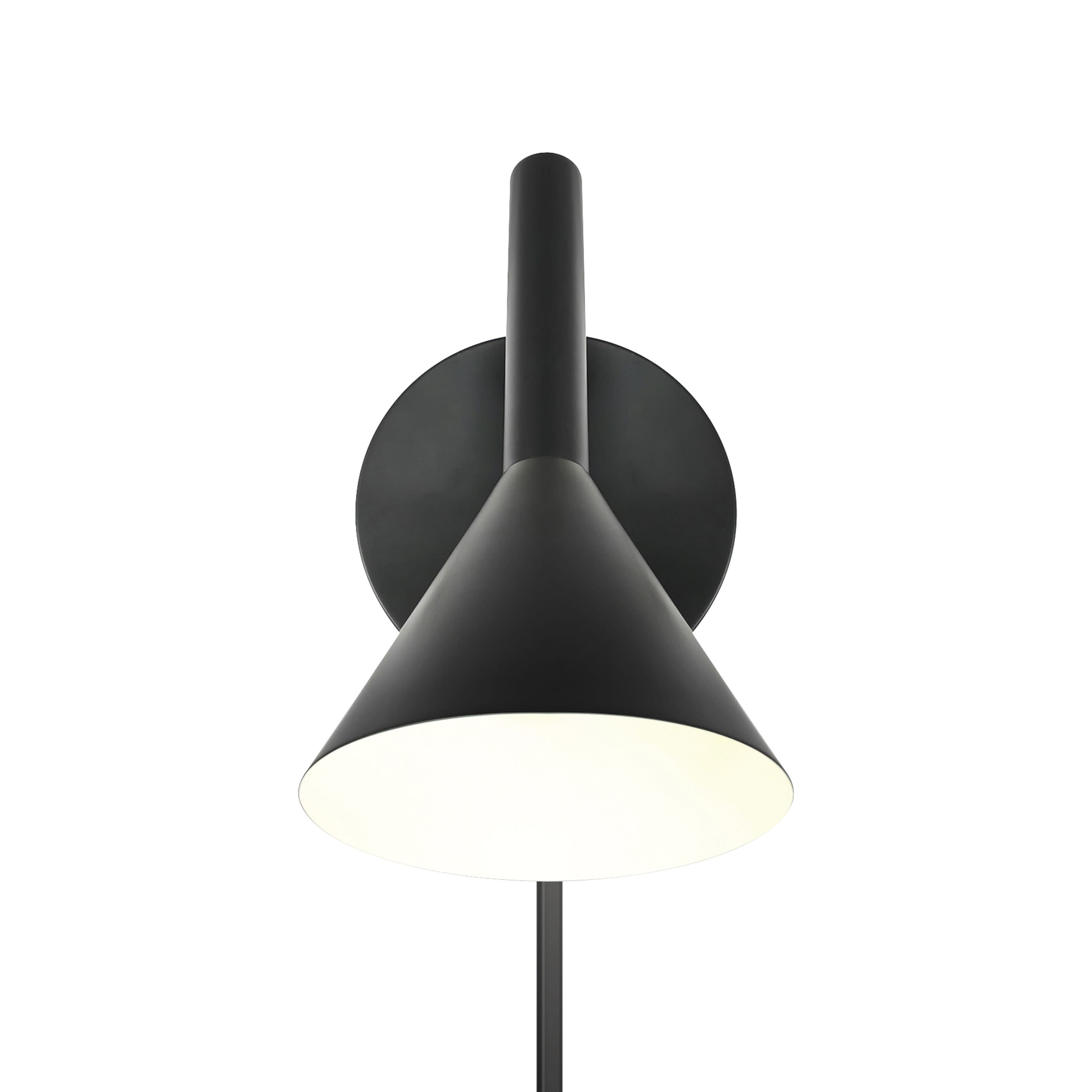 Kelvis Seinävalaisin Musta 19cm