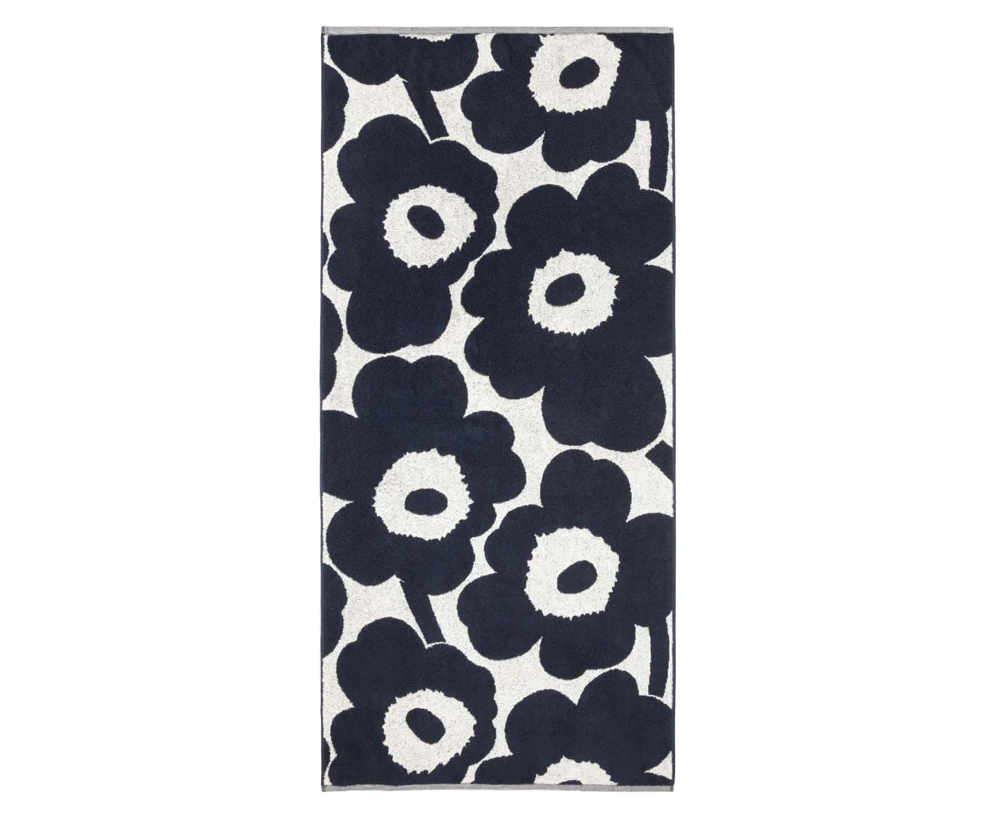 Unikko pyyhe tummansininen 70x150
