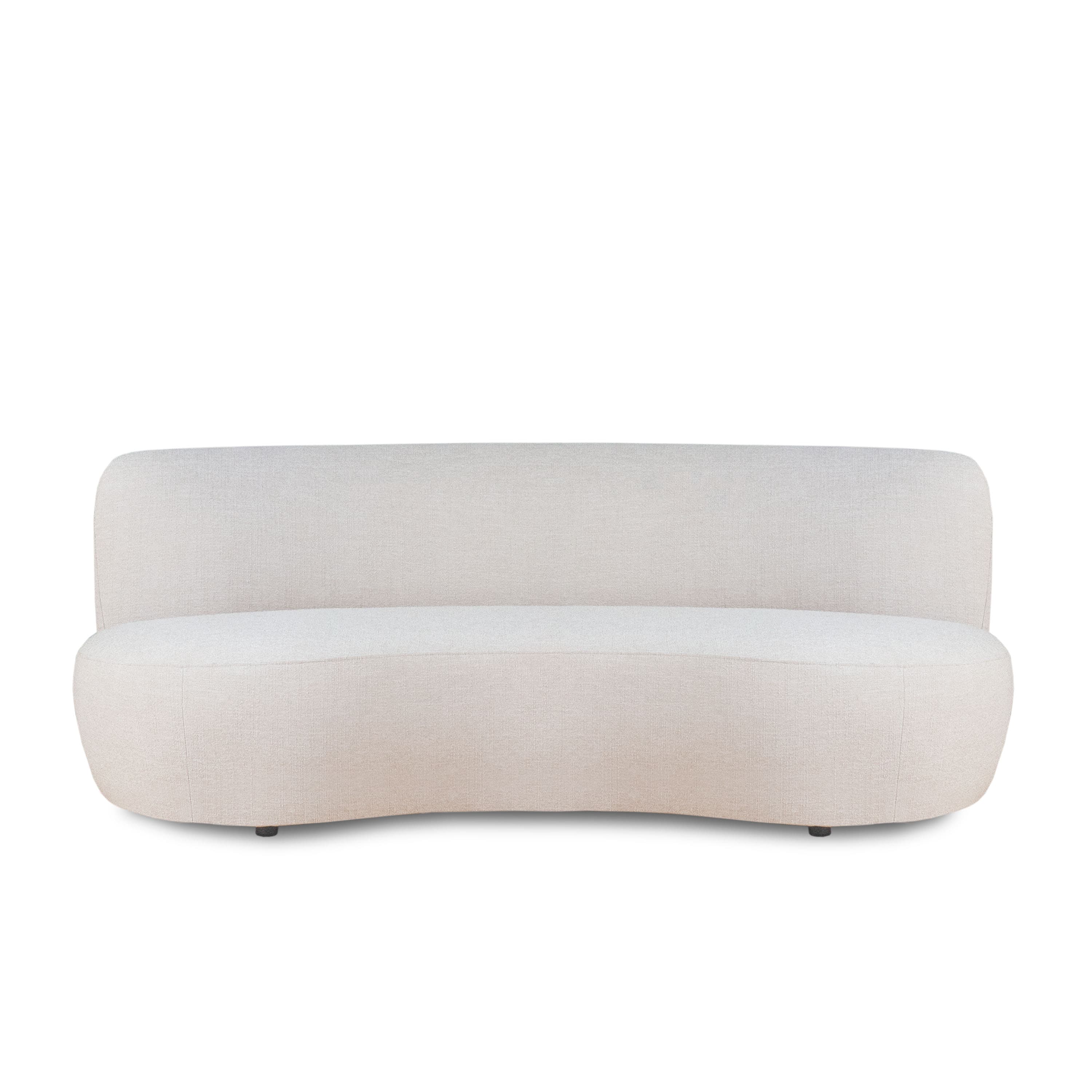 Moon 3-istuttava Sohva Bouclé Beige 190cm