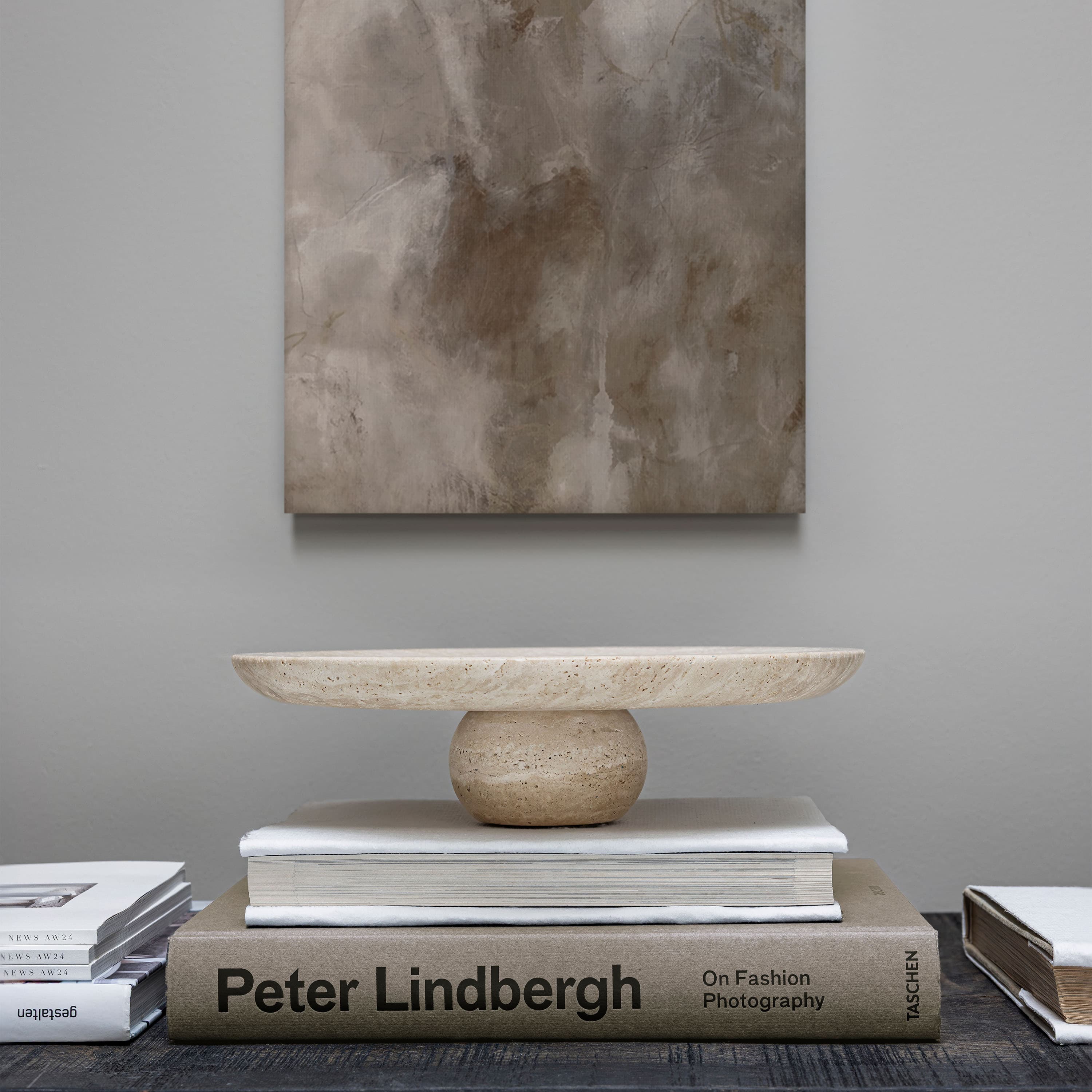 Travertine Jalusta Linen Ø32