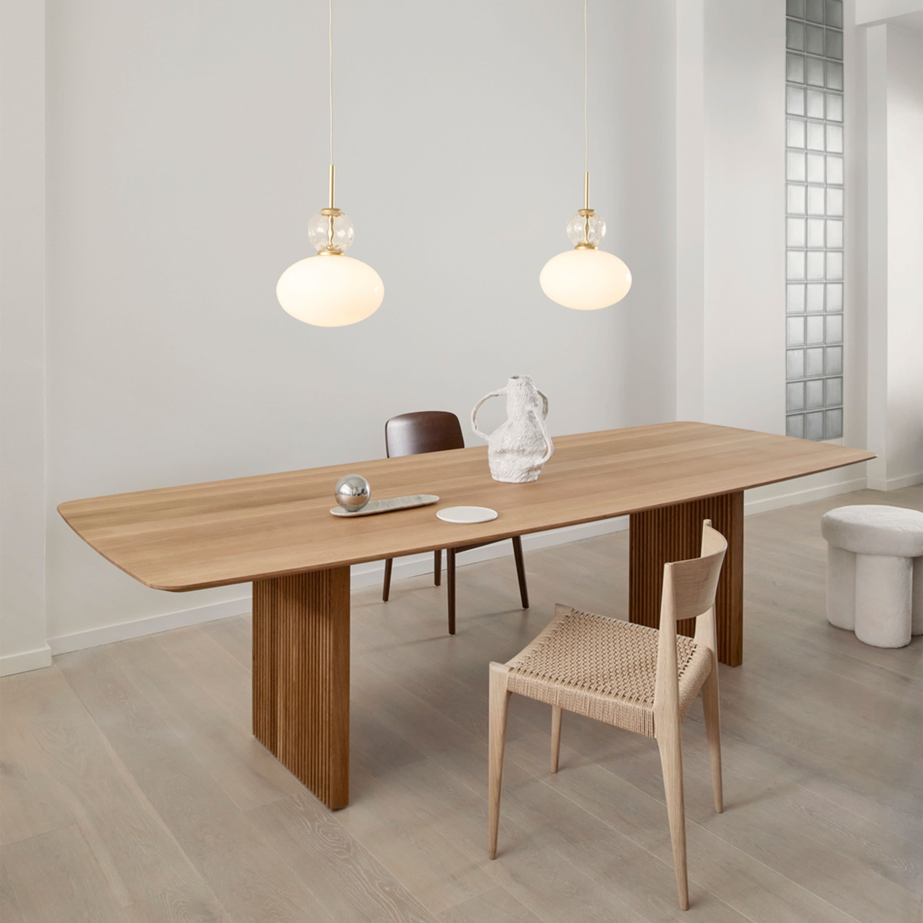 Rizzatto 32 kattovalaisin Satin Brass/Opal