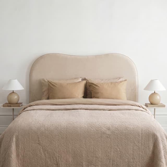 Lola Sängynpääty Sametti Beige 160 cm