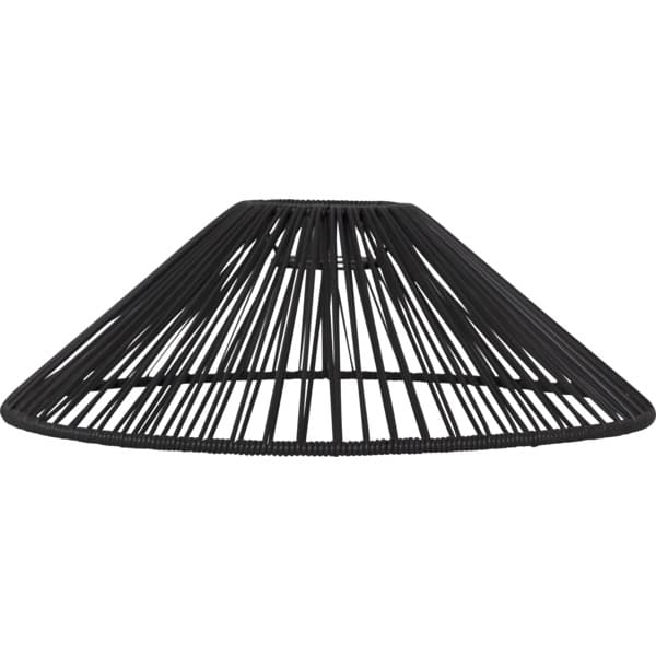Vide lampunvarjostin musta Ø38cm