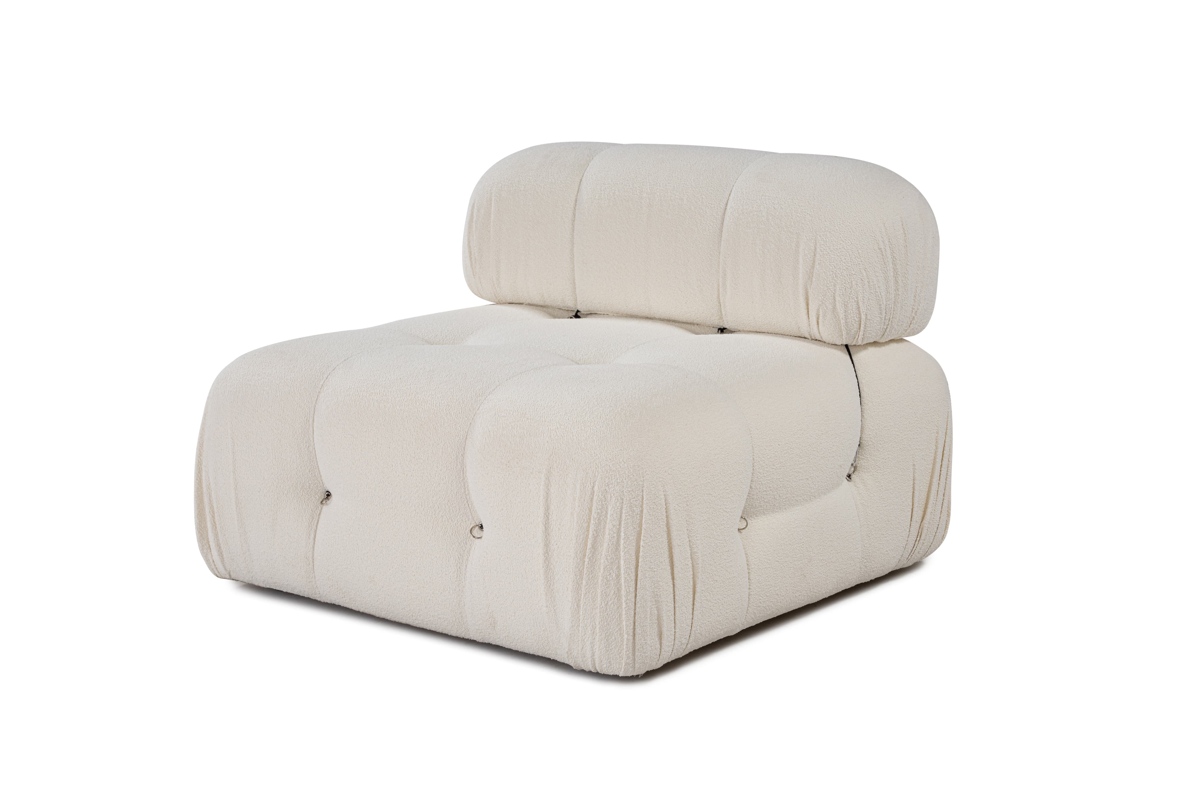 Blanca Keskimmäinen Moduuli White Bouclé