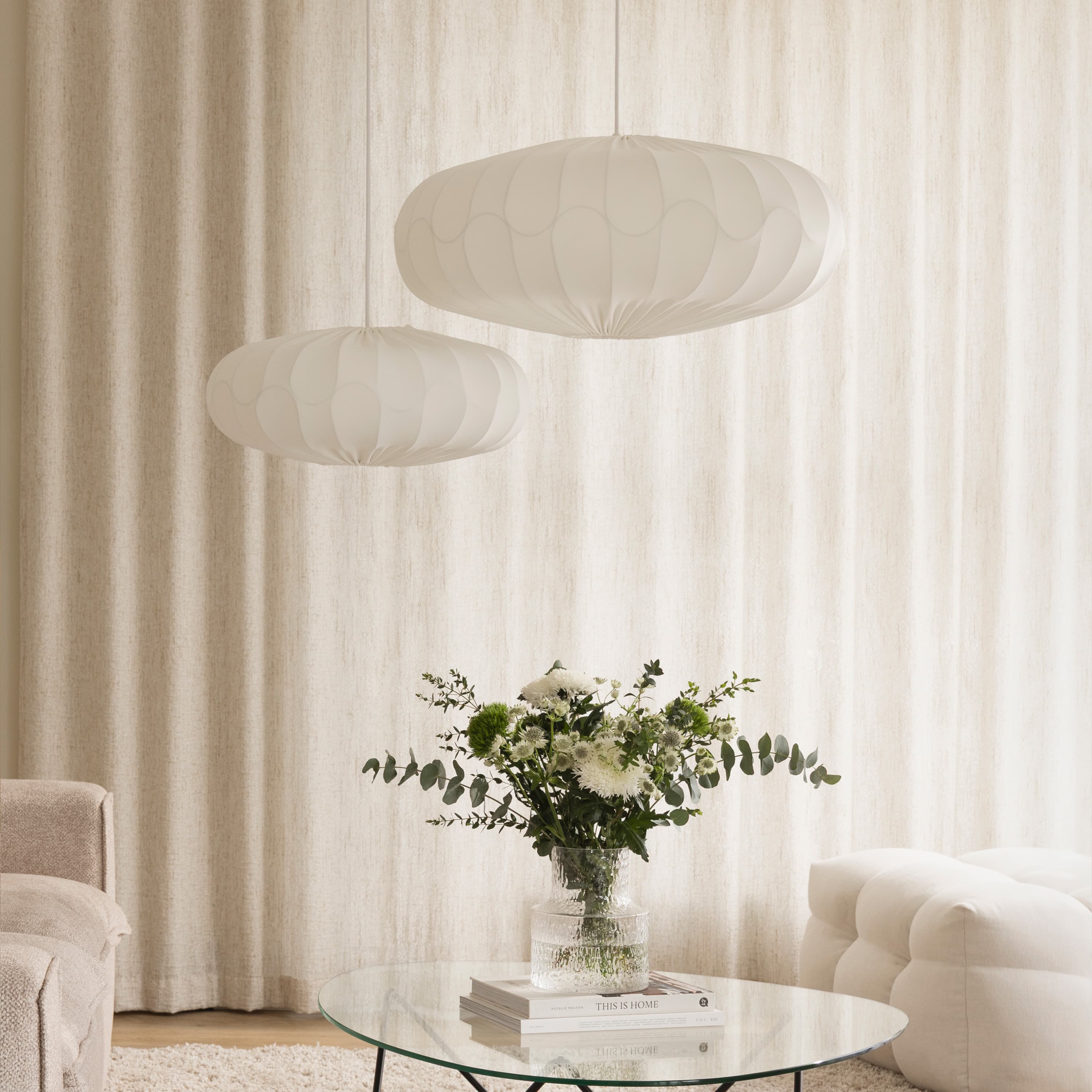 Bladverk Varjostin Valkoinen 50cm