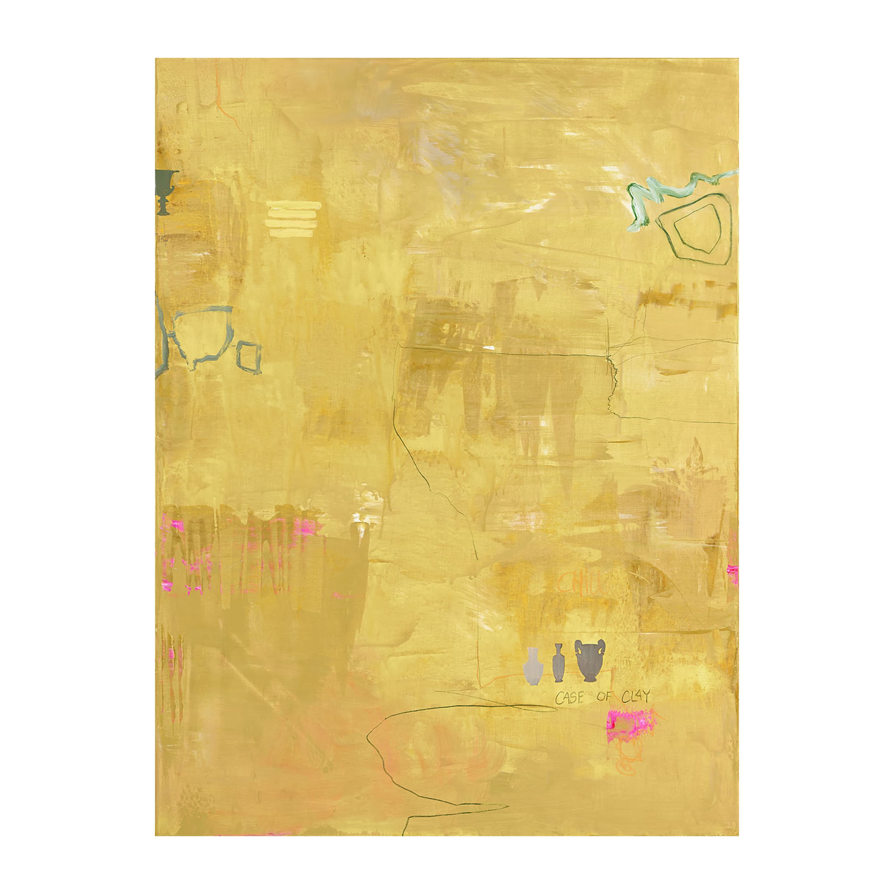Yellow Petite Taulu Ilman Kehystä 90x120