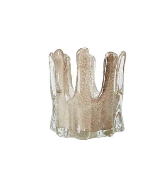 Helix Kynttilälyhty Taupe 14cm