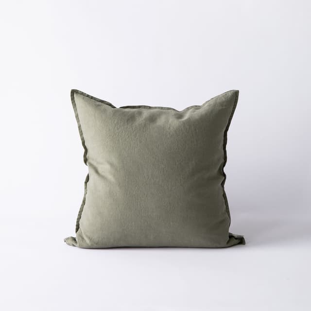 Tyynynpäällinen Pellava Olive 50x50
