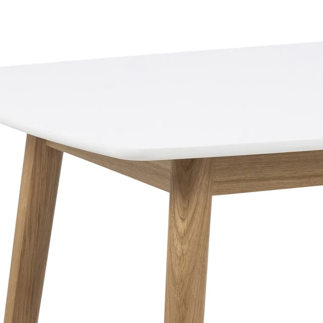 Parker Ruokapöytä Valkoinen 150 x 80 cm