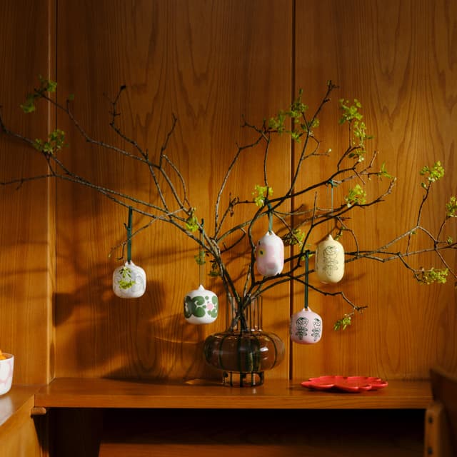 Dekoraatio Valkoinen/Vihreä