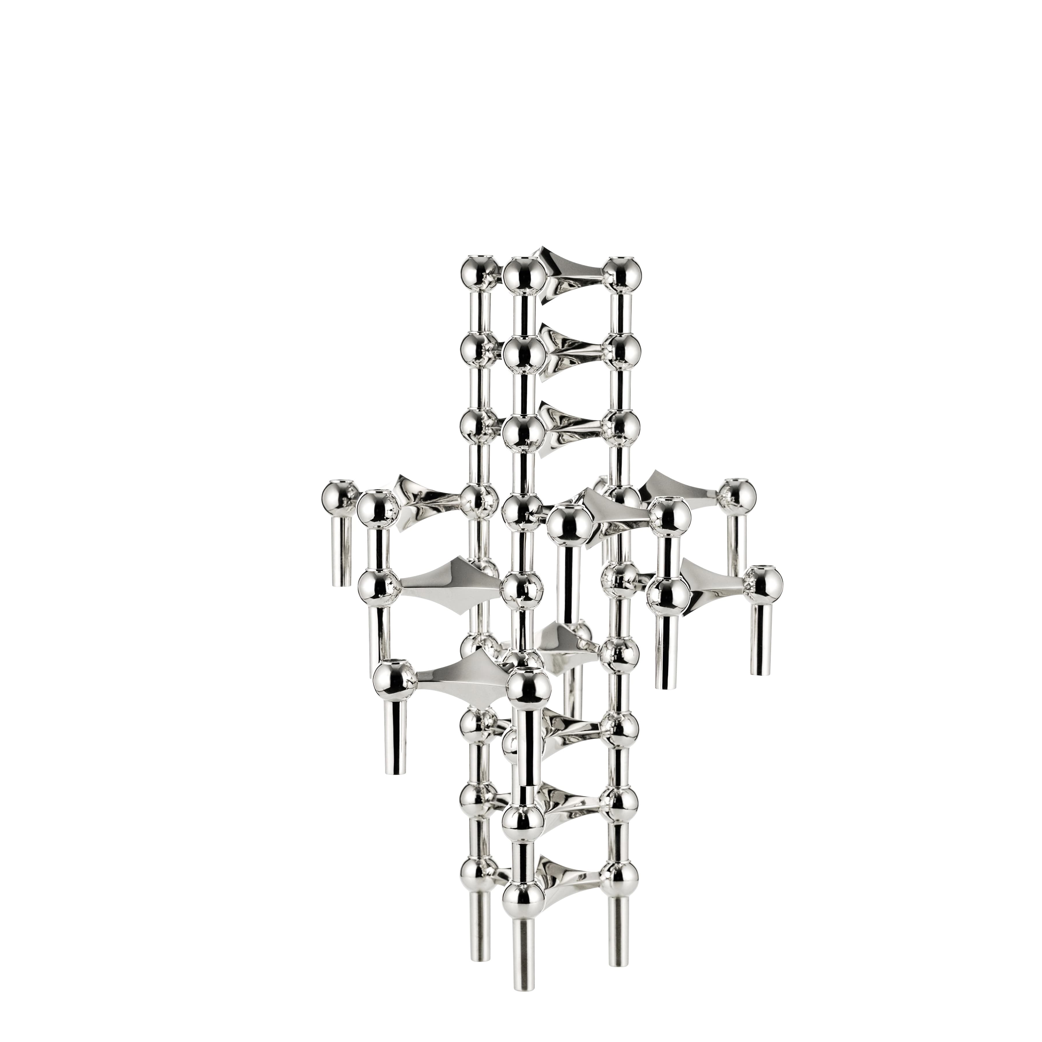 STOFF Nagel Kynttilänjalka Chrome 3-pakkaus