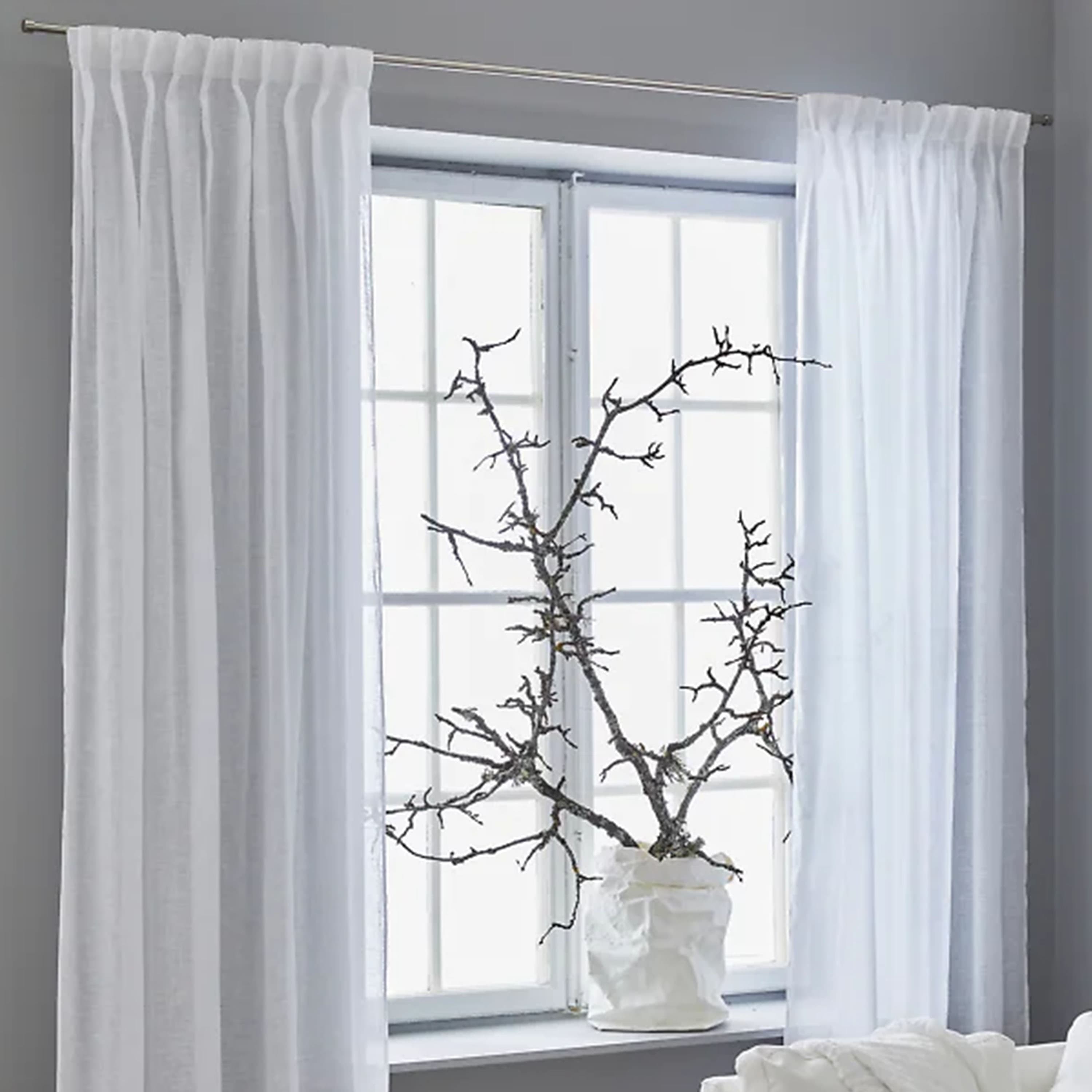 Dalsland Verho Pellava Optical White 250cm