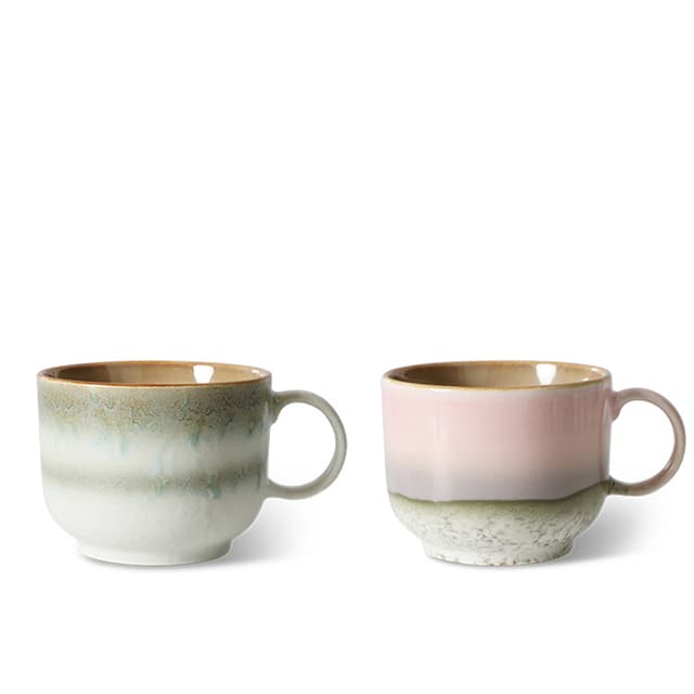 70s Ceramics Teekuppi Nova 2-pack