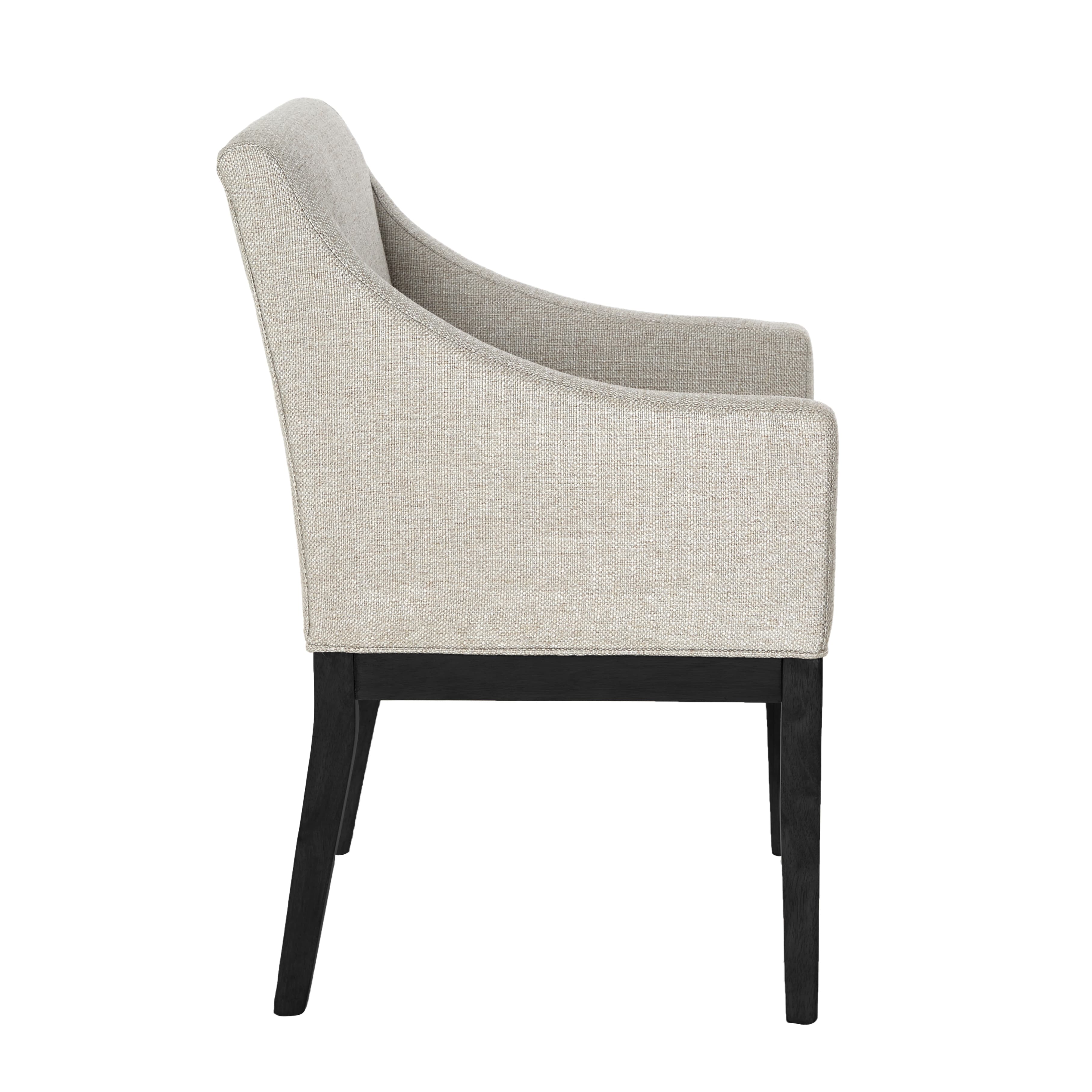 Sylvia käsinojatuoli beige/musta