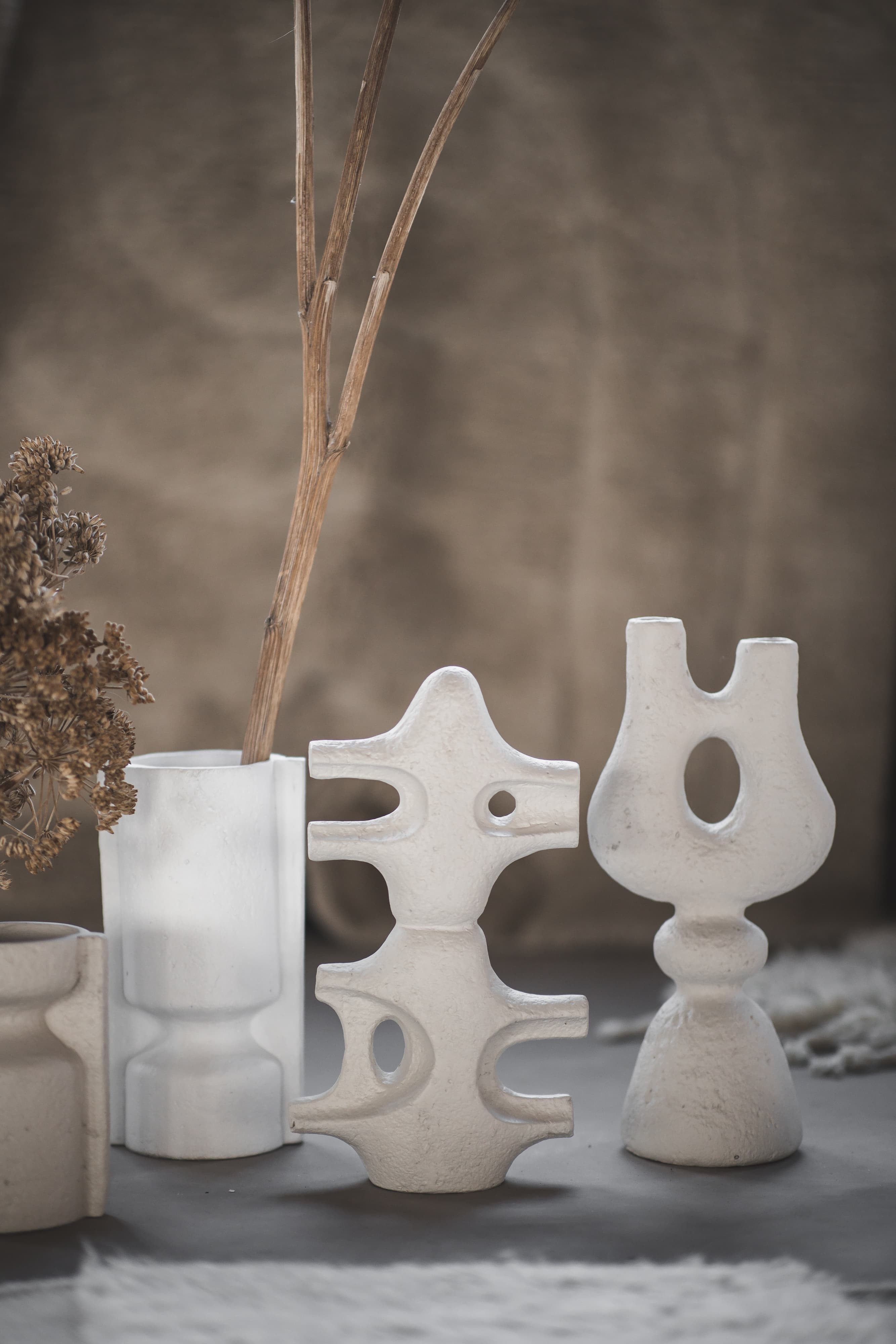 Alba maljakko white l