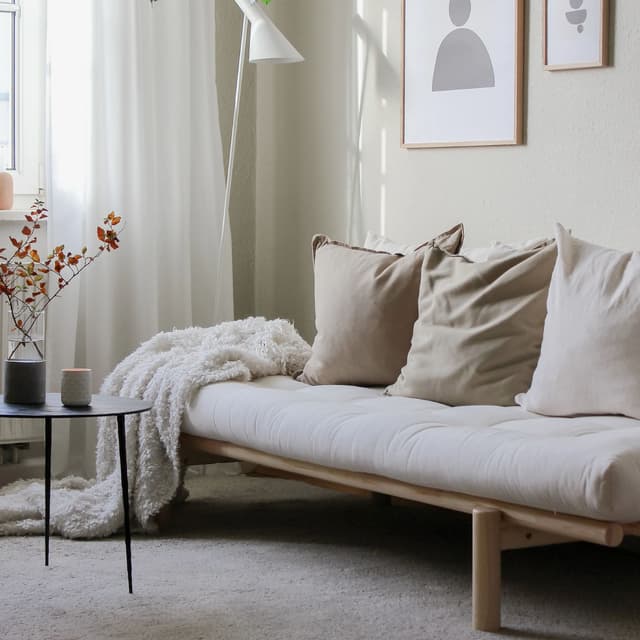Pace Sohvasänky Luonnonväri/Beige 200 cm