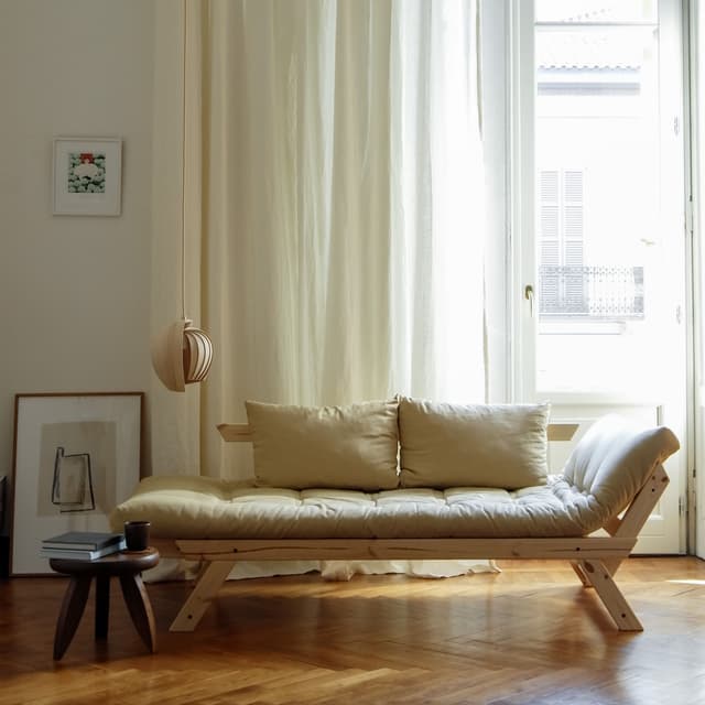Bebop Sohvasänky Luonnollinen/Beige 174 cm