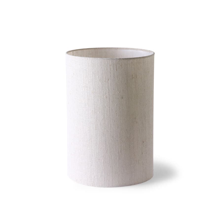 Cylinder Lampunvarjostin Natural Linen 37 cm