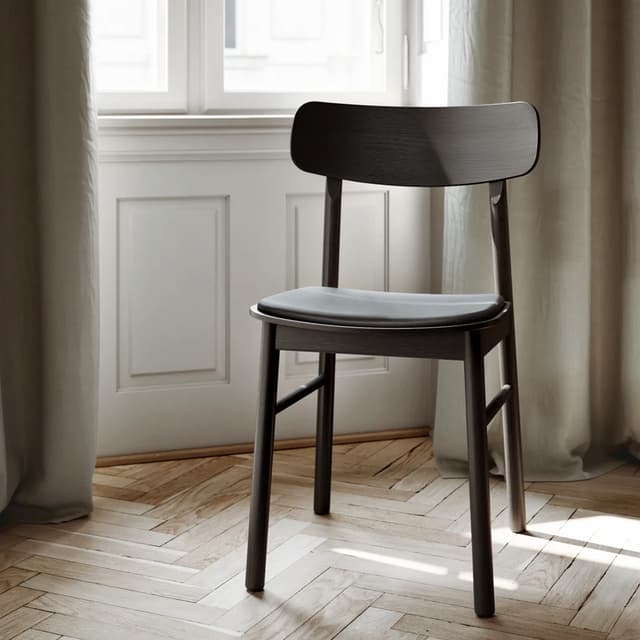 Soma ruokatuoli black/black leather