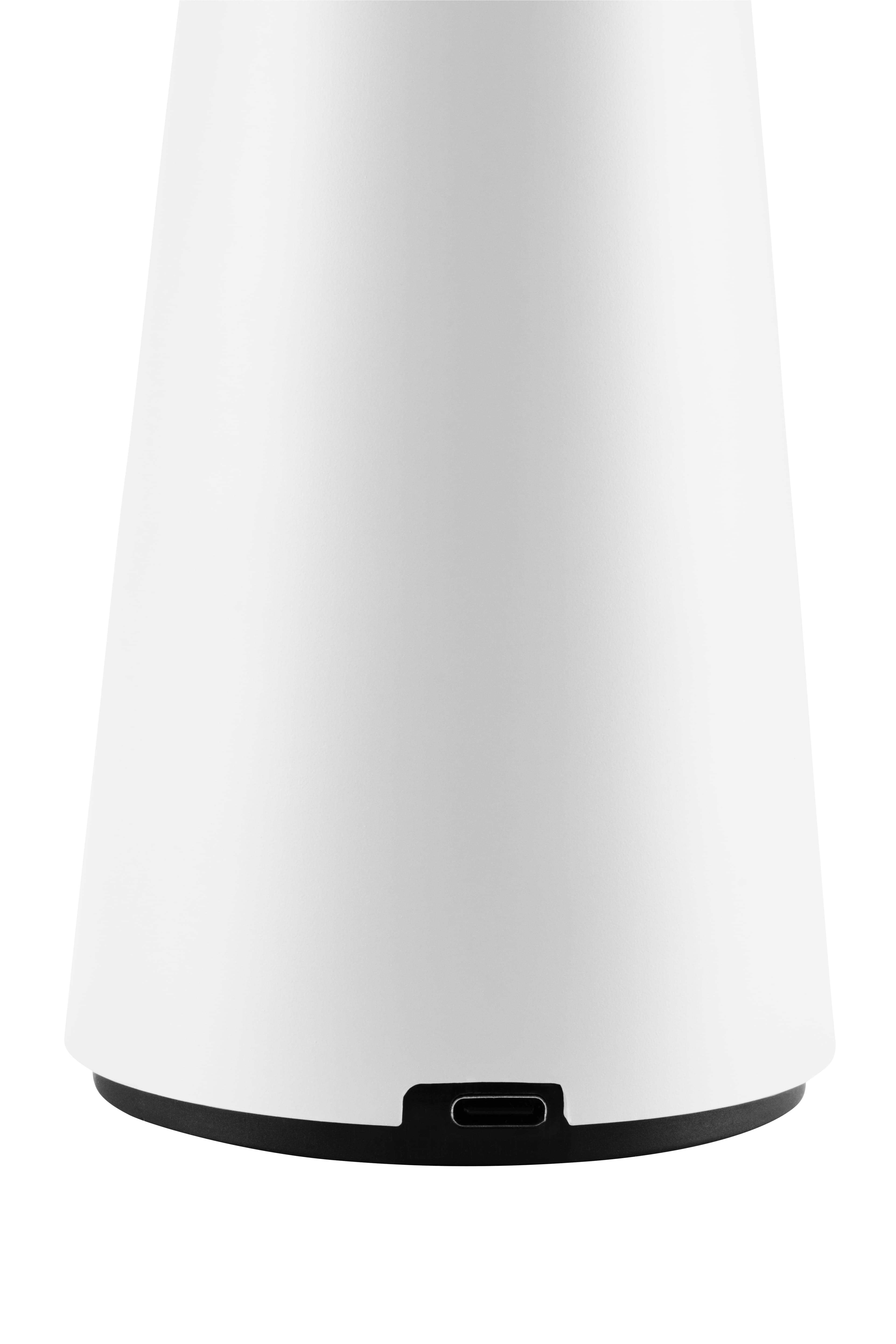 Cannes Portabel Pöytävalaisin Valkoinen 26cm