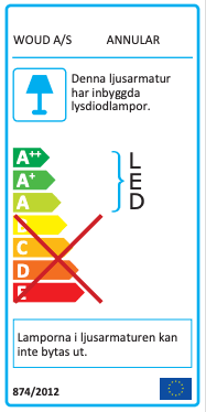 Annular Kattolamppu Musta Ø32