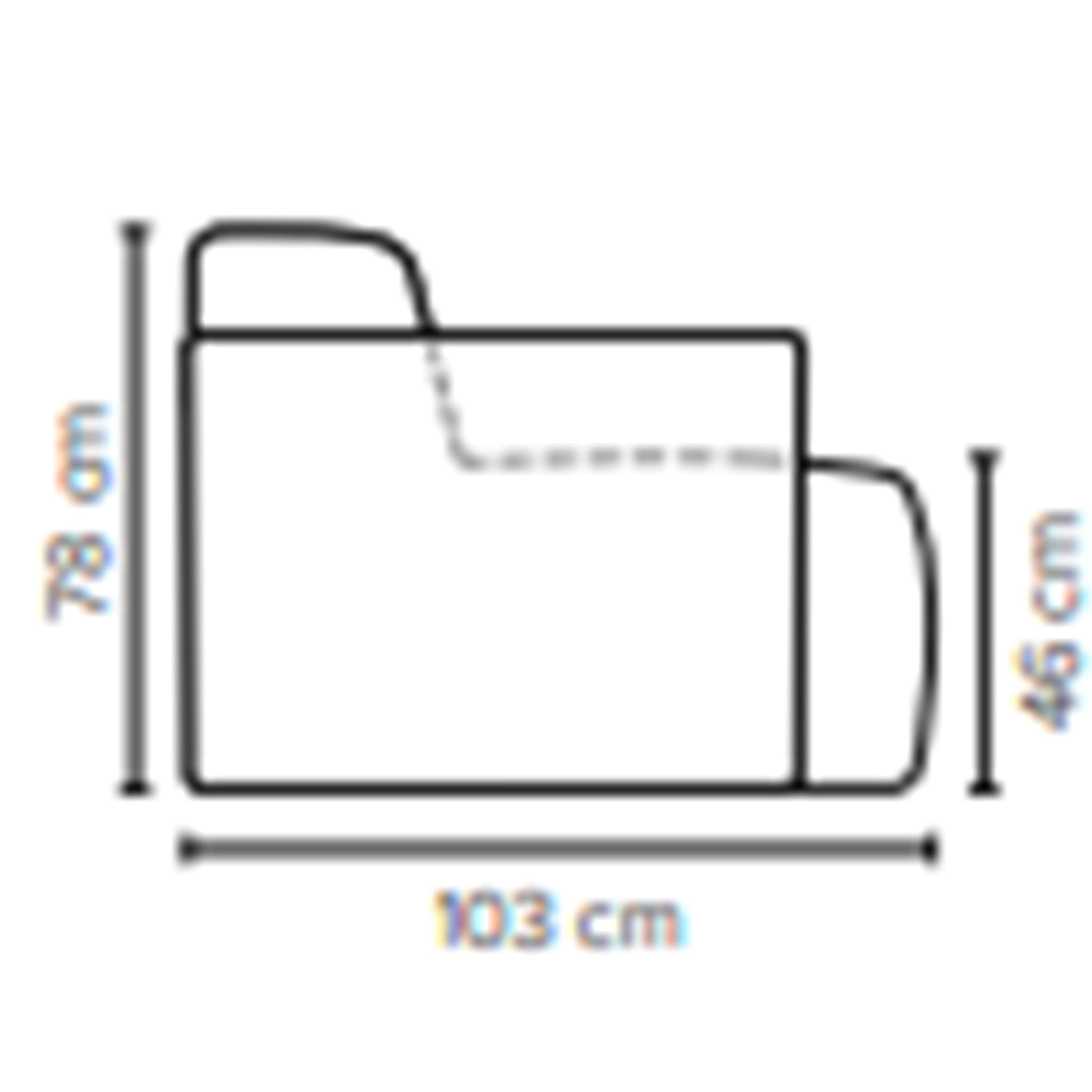 Mila 3-istuttava sohva Moss 260cm