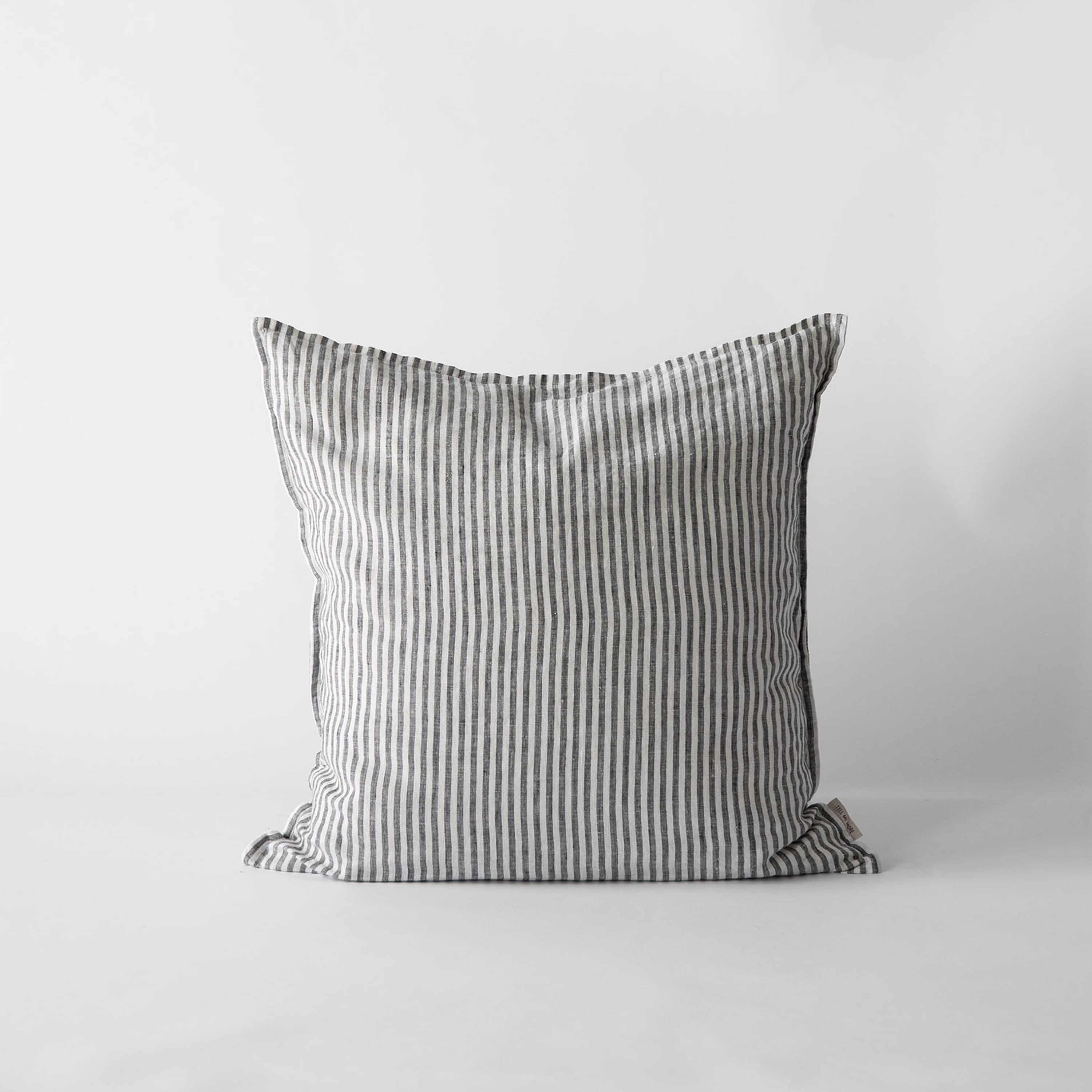 Tyynynpäällinen pellava grey/white 50x50