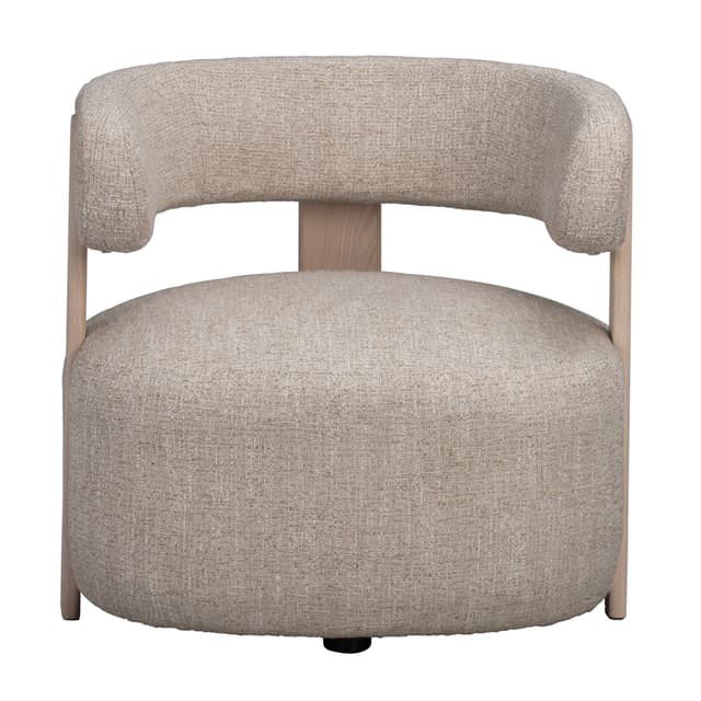 Jenison Loungestol Ljusbeige/Vitpigmenterad