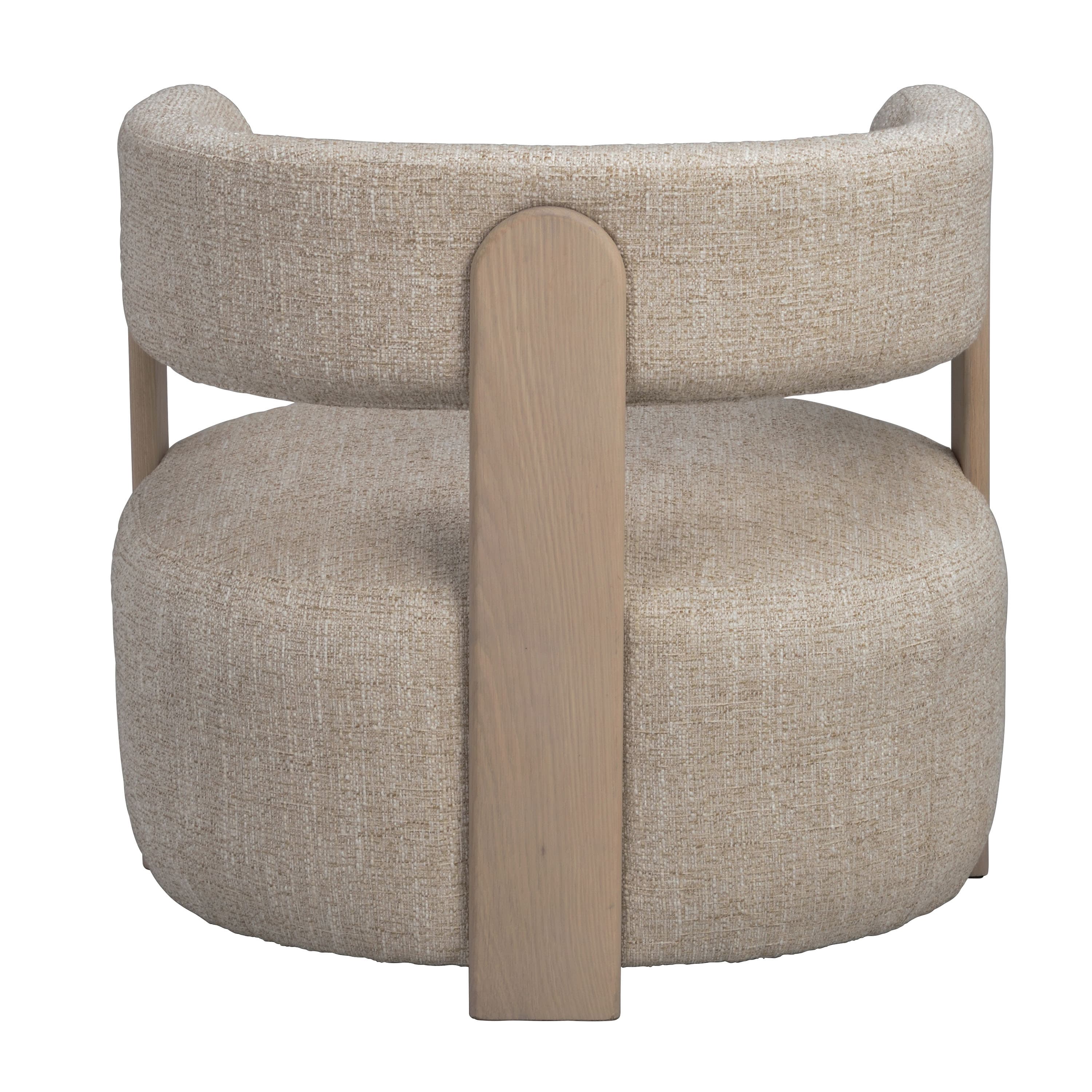 Jenison Loungestol Ljusbeige/Vitpigmenterad