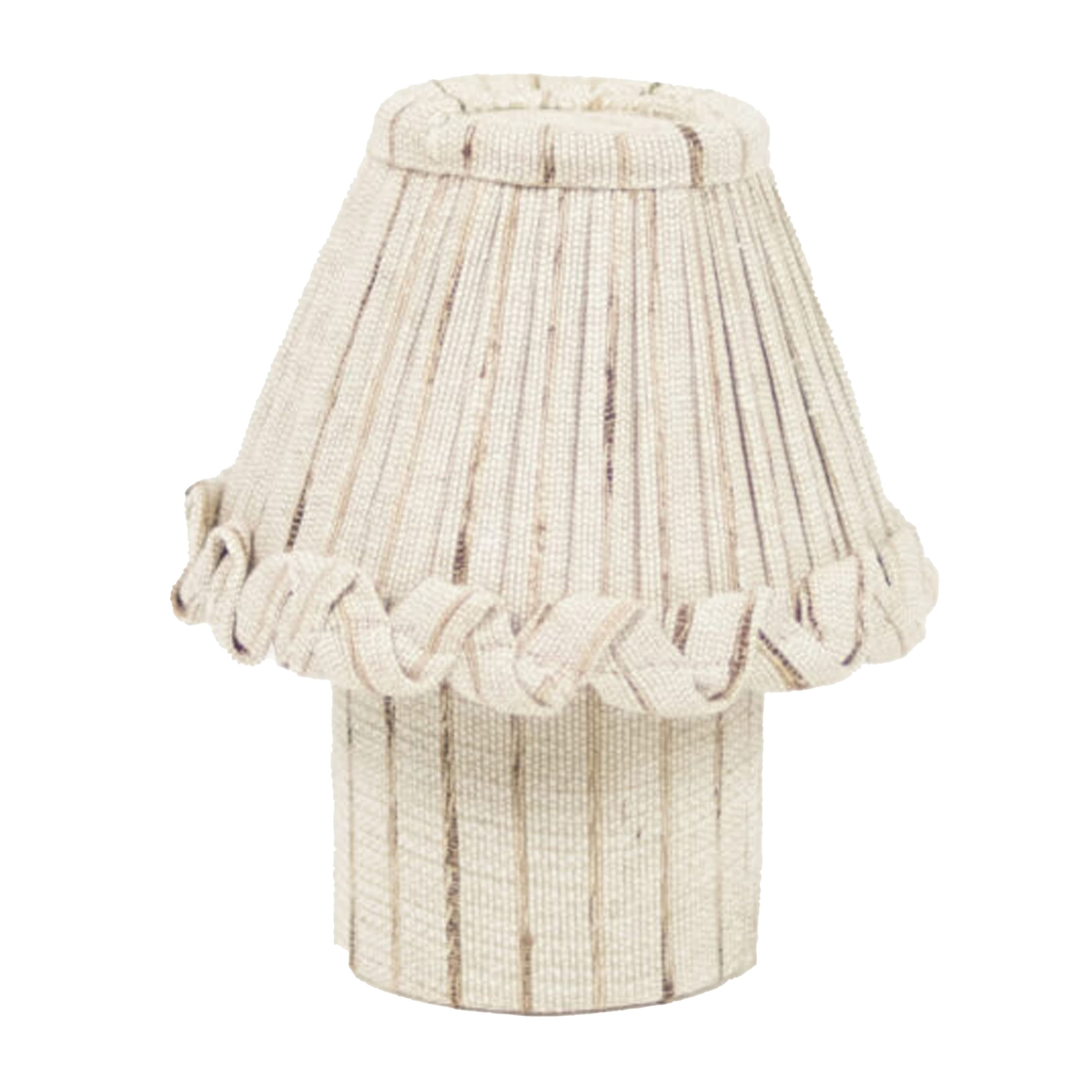 Shiva pöytävalaisin beige 25 cm
