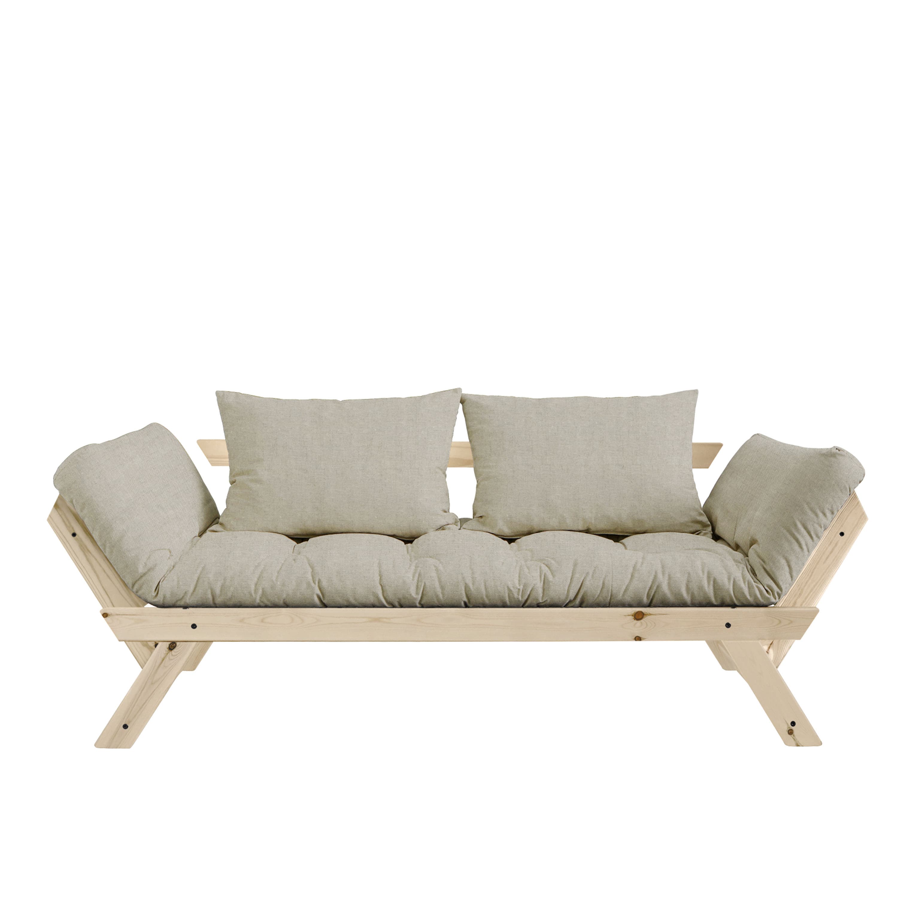 Bebop Sohvasänky Luonnollinen/Pellava 174 cm