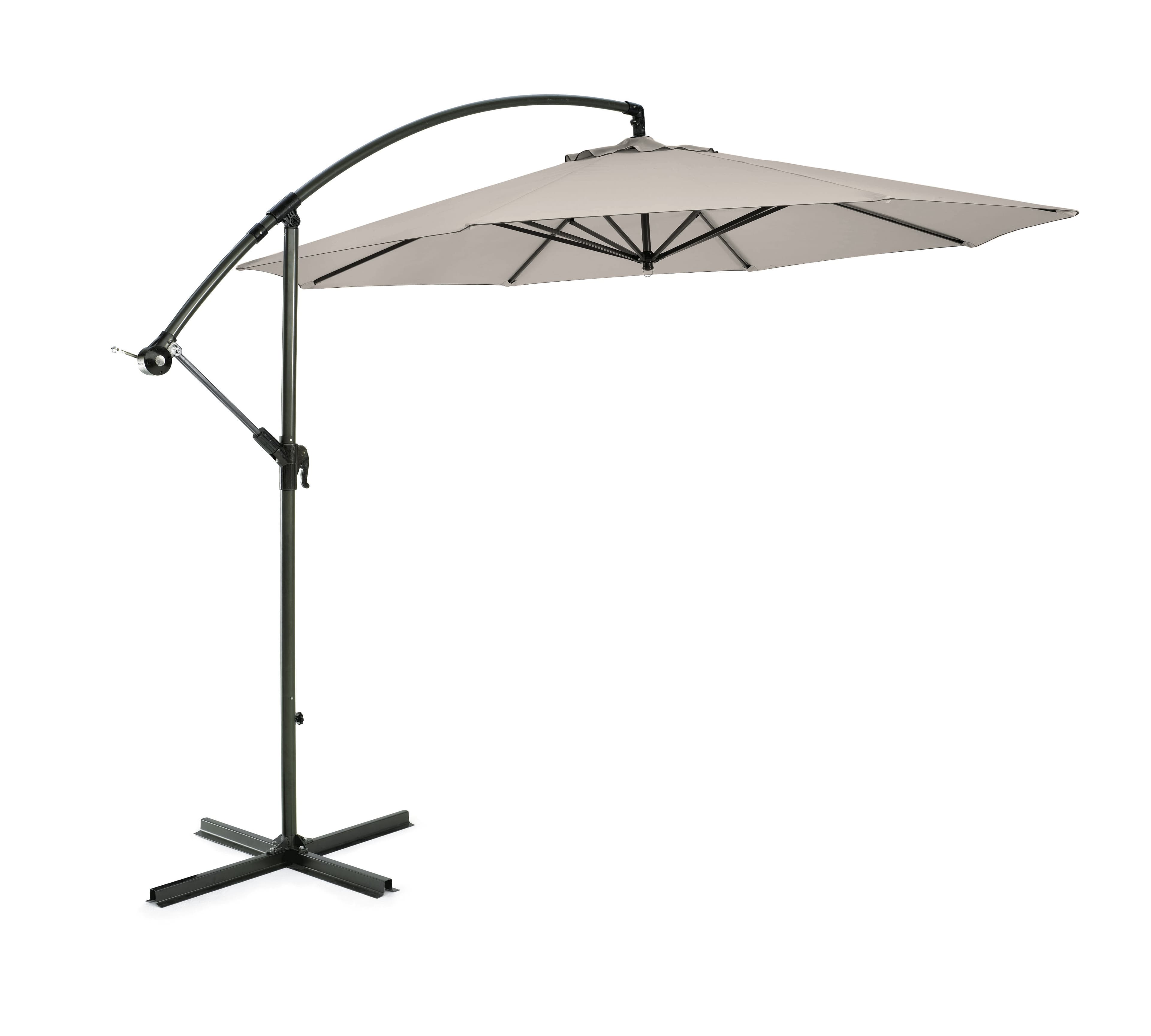 Riippuva aurinkovarjo Alu/Beige 300 cm