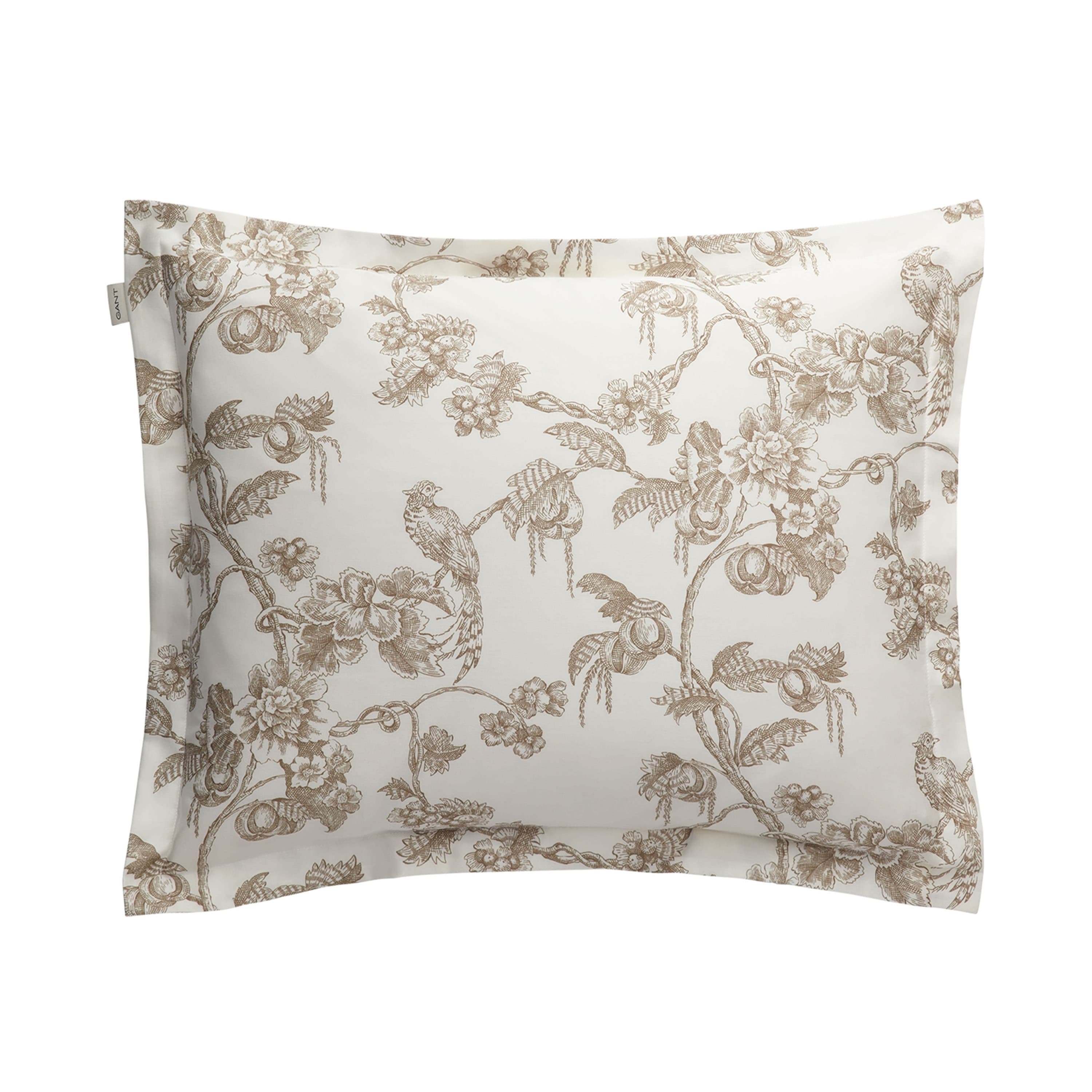 Tree Print Tyynyliina Taupe Beige 50x60