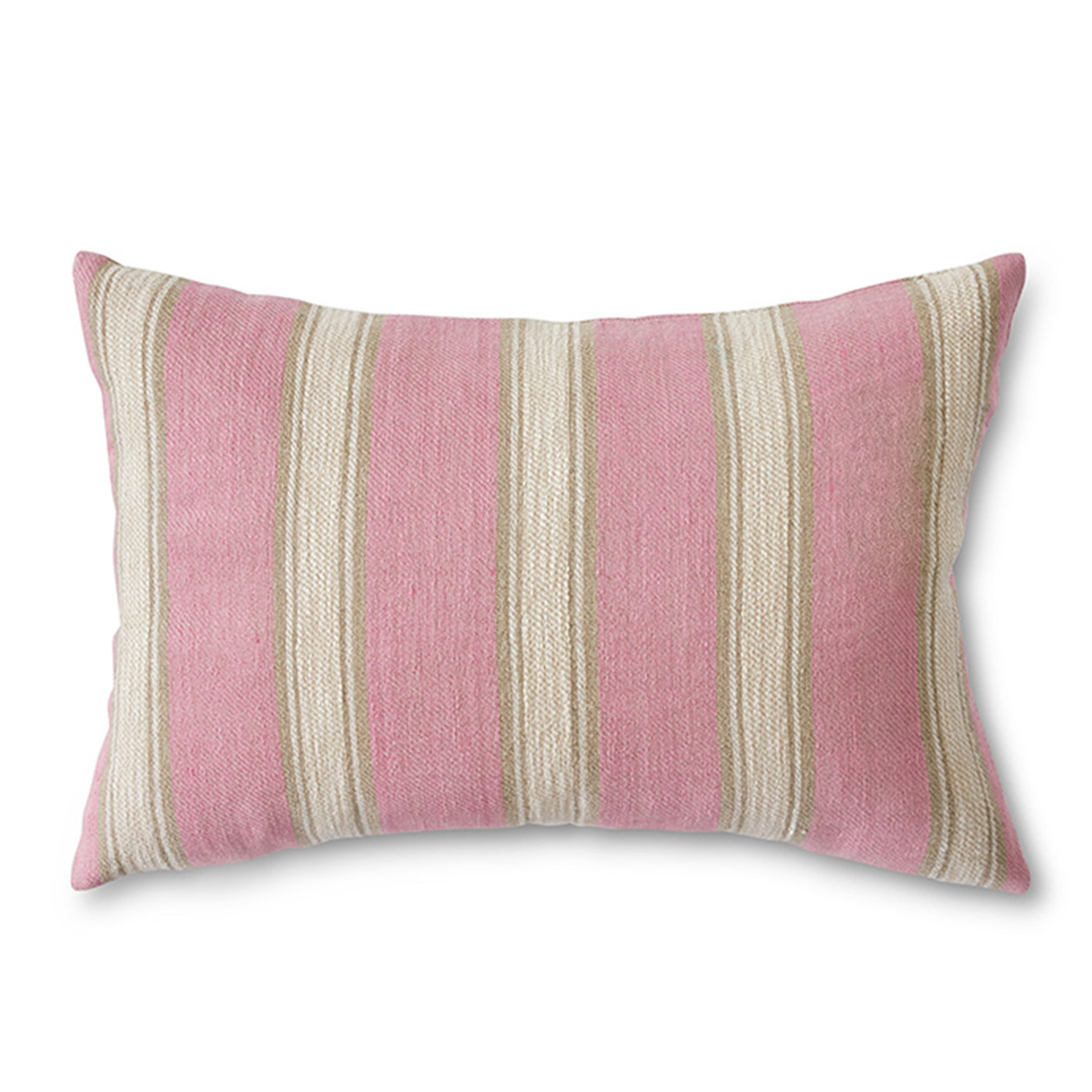Woven Koristetyyny Striped Blush 60x40